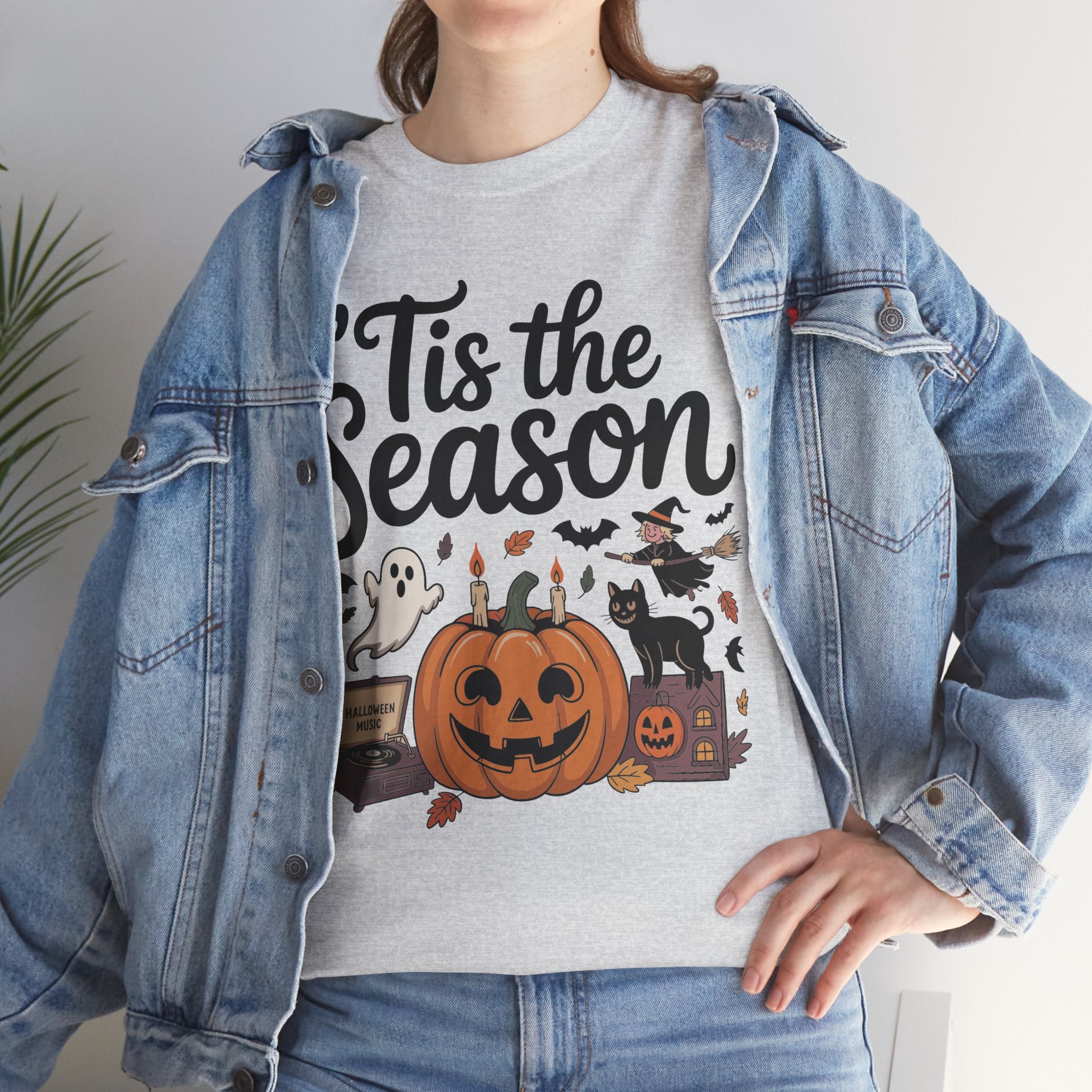 Holiday Season Unisex Cotton T-Shirt - Tis the Season Design