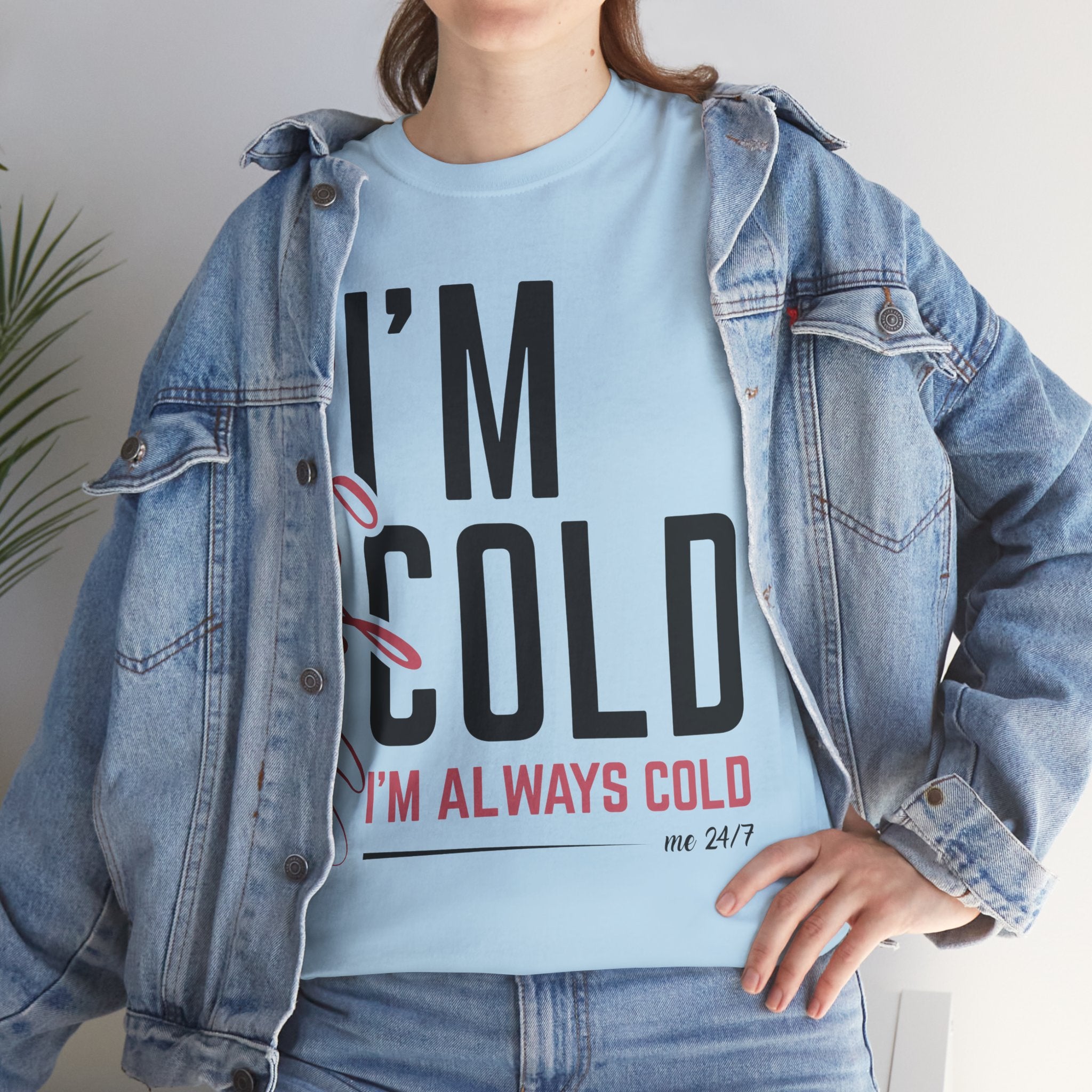 Pink Script Minimalist Unisex Cotton Tee