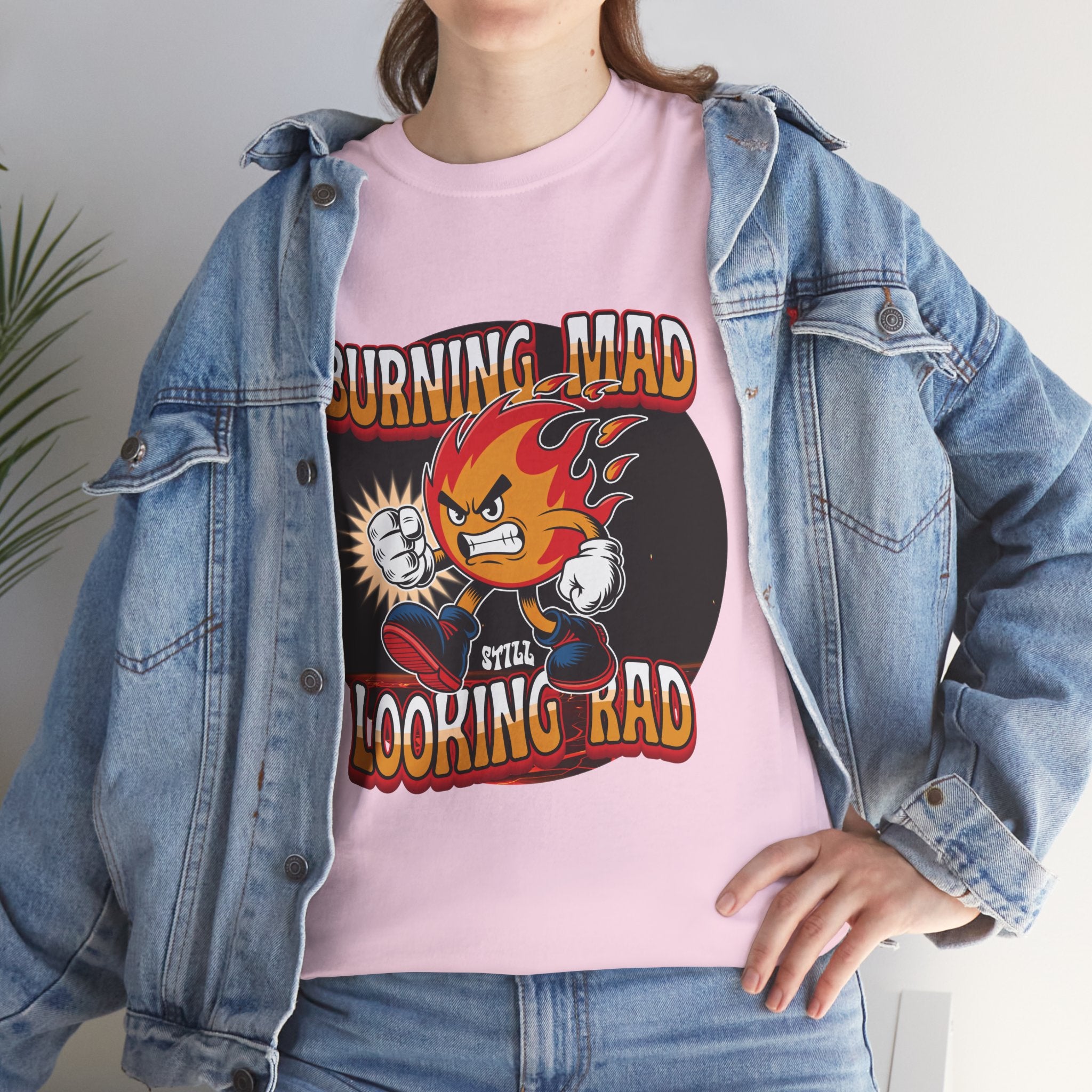 Burning Mad Looking Rad Unisex Tee