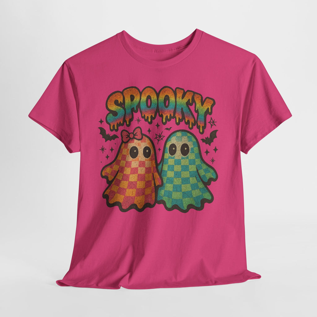 Spooky Pastel Ghosts Unisex Cotton Tee