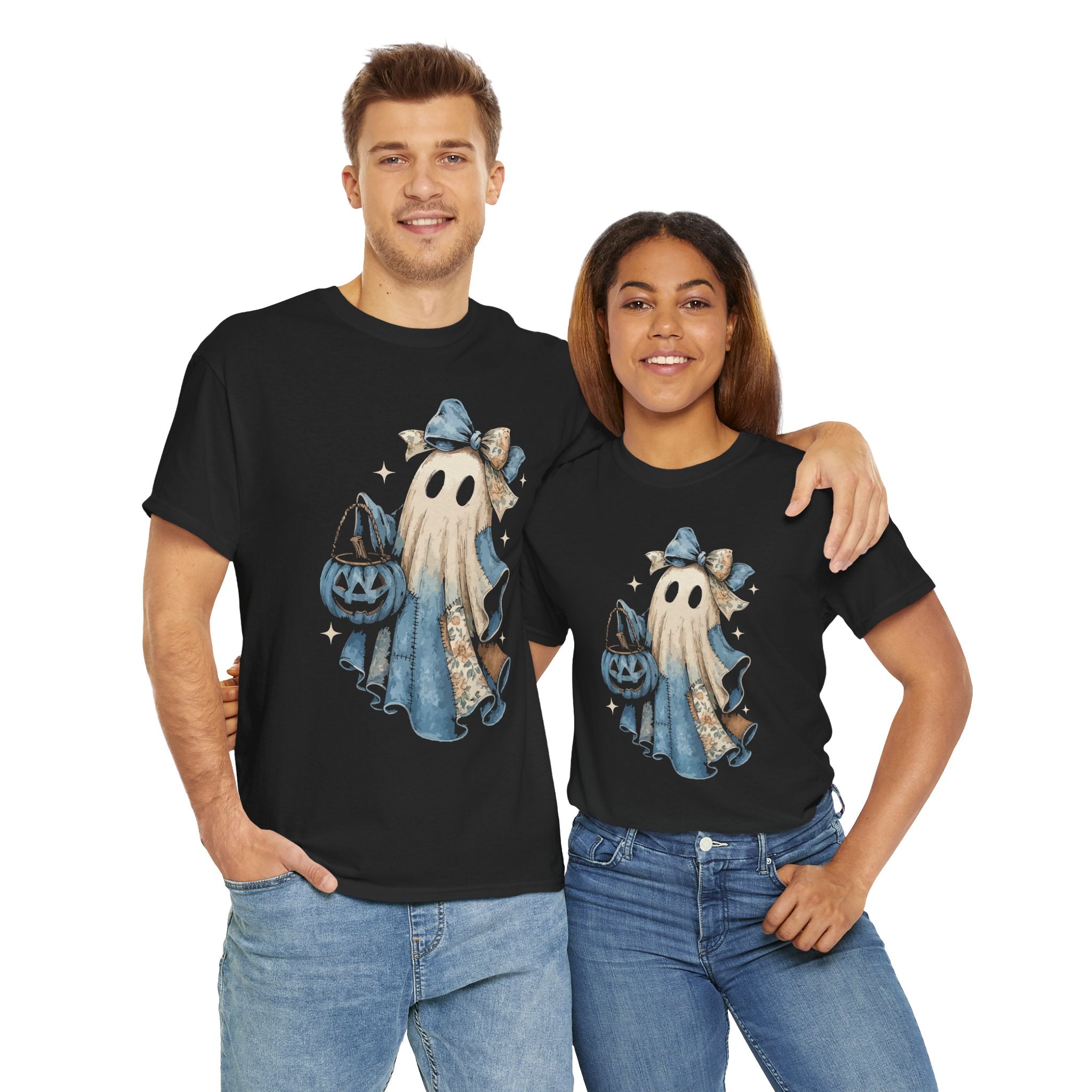 Ghost Halloween Unisex Cotton Tee