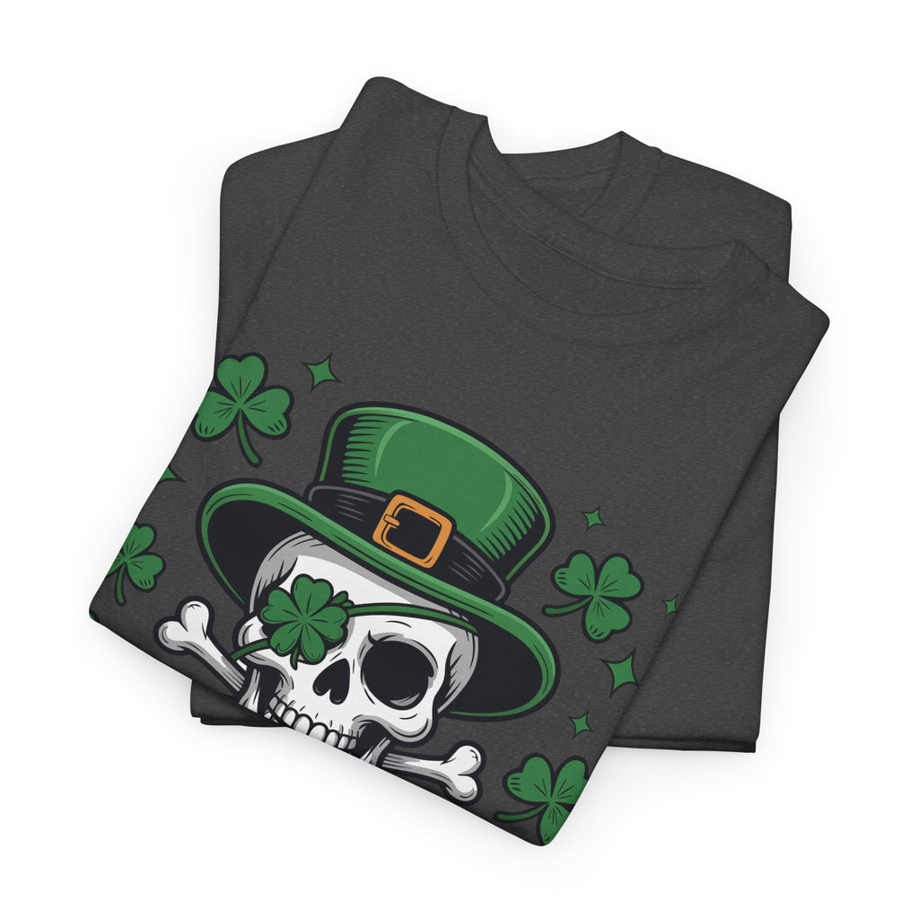 Let the Shenanigans Begin — Leprechaun Skull Unisex Cotton T-Shirt