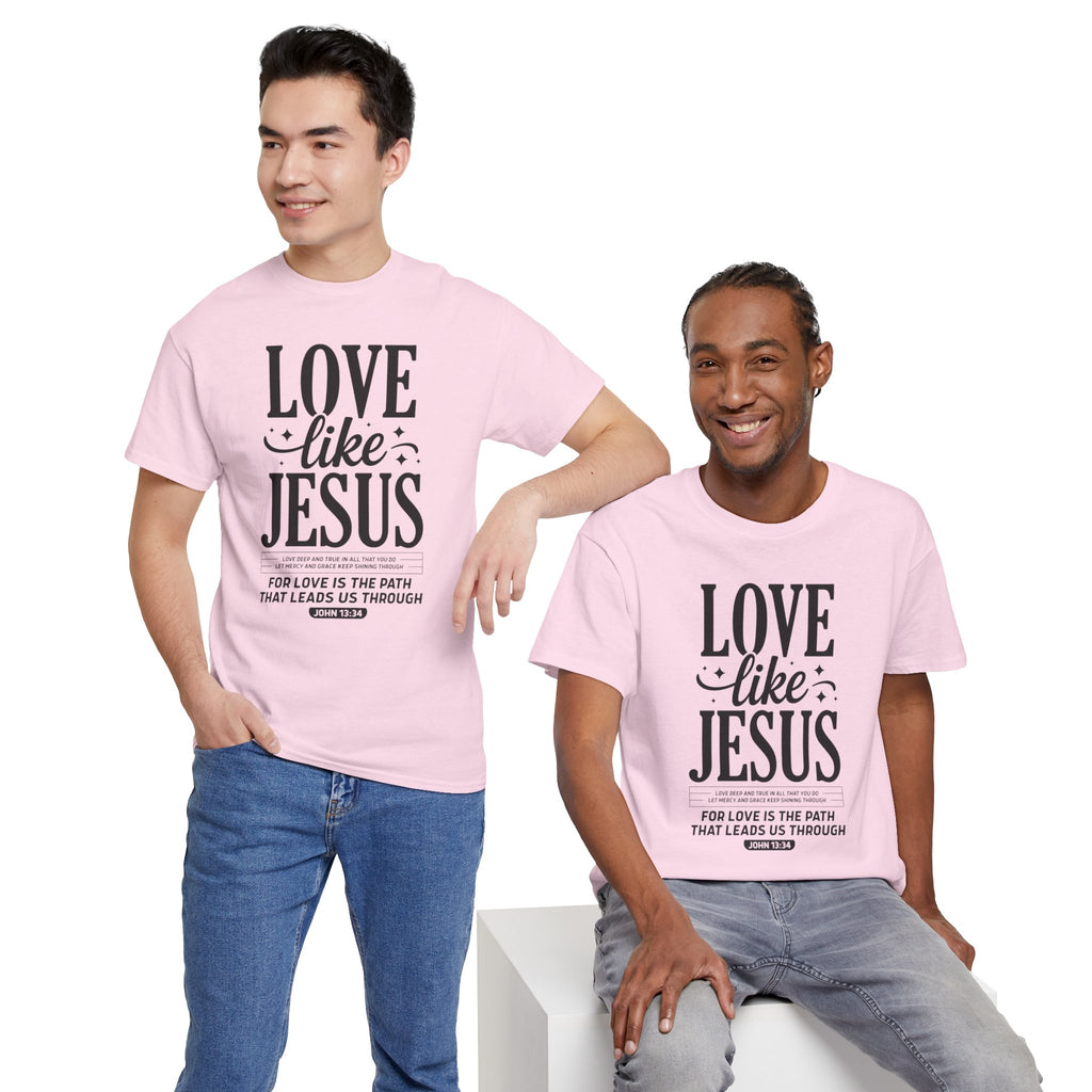 Love Like Jesus Tee — John 13:34 Faith-Inspired Christian Unisex Cotton T-Shirt
