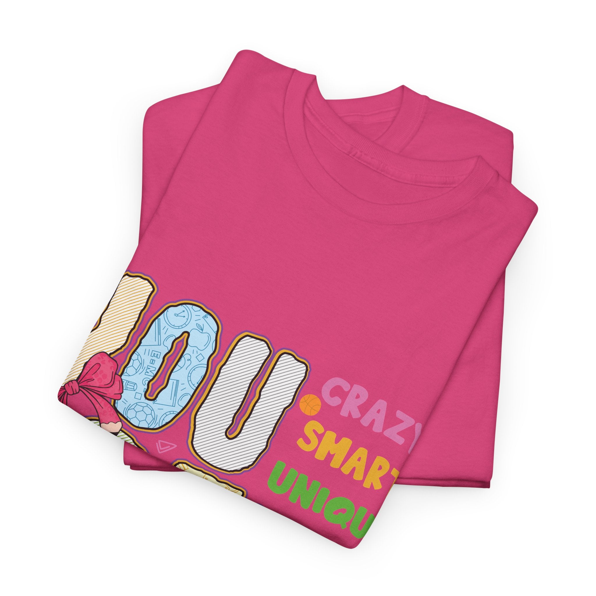 Empowering Quote Unisex Tee - Crazy, Smart, Unique, Strong, Loved, Helpful