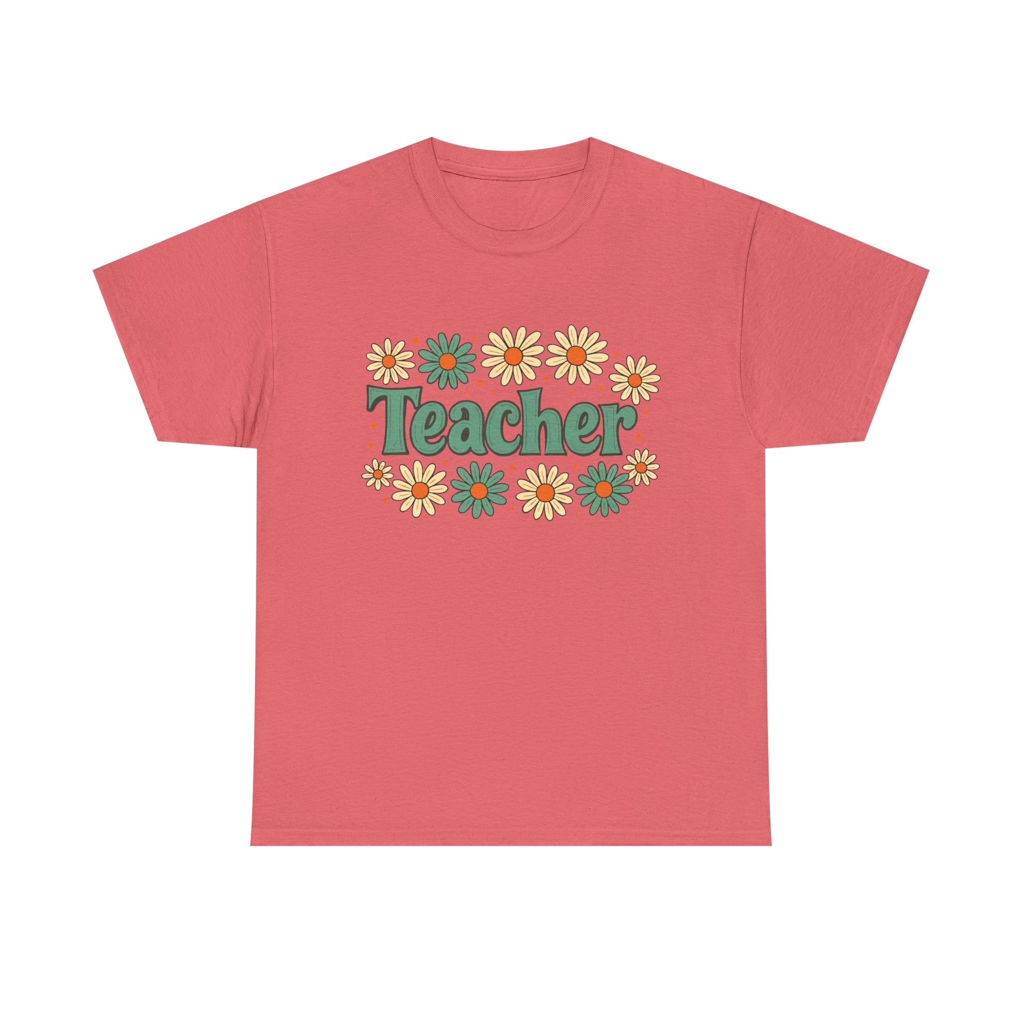 Floral Teacher Tee - Perfect Gift for Educators