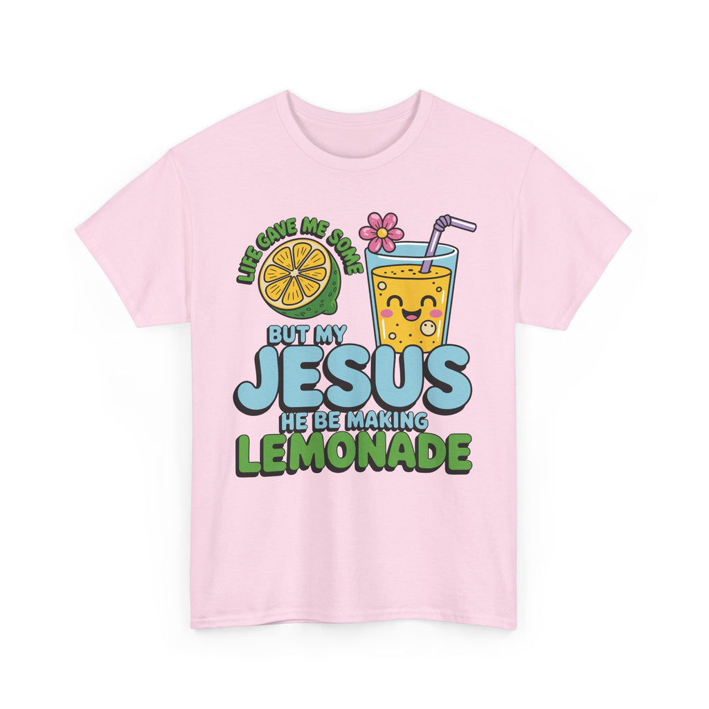 Christian Lemonade T‑Shirt — "Life Gave Me Some Lemons, My Jesus Makes Lemonade"Unisex Cotton Tee
