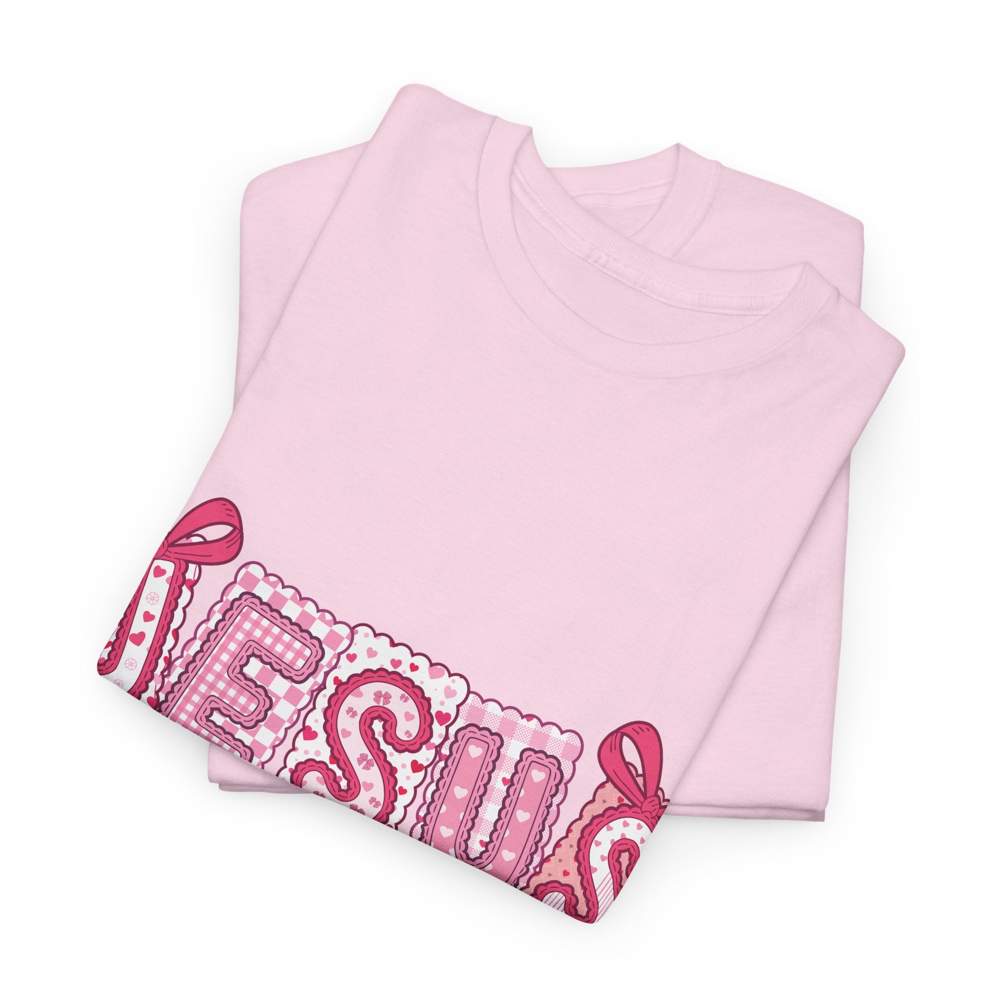 Jesus Is My Valentine T-Shirt — Pink Christian Valentine Unisex Cotton Tee
