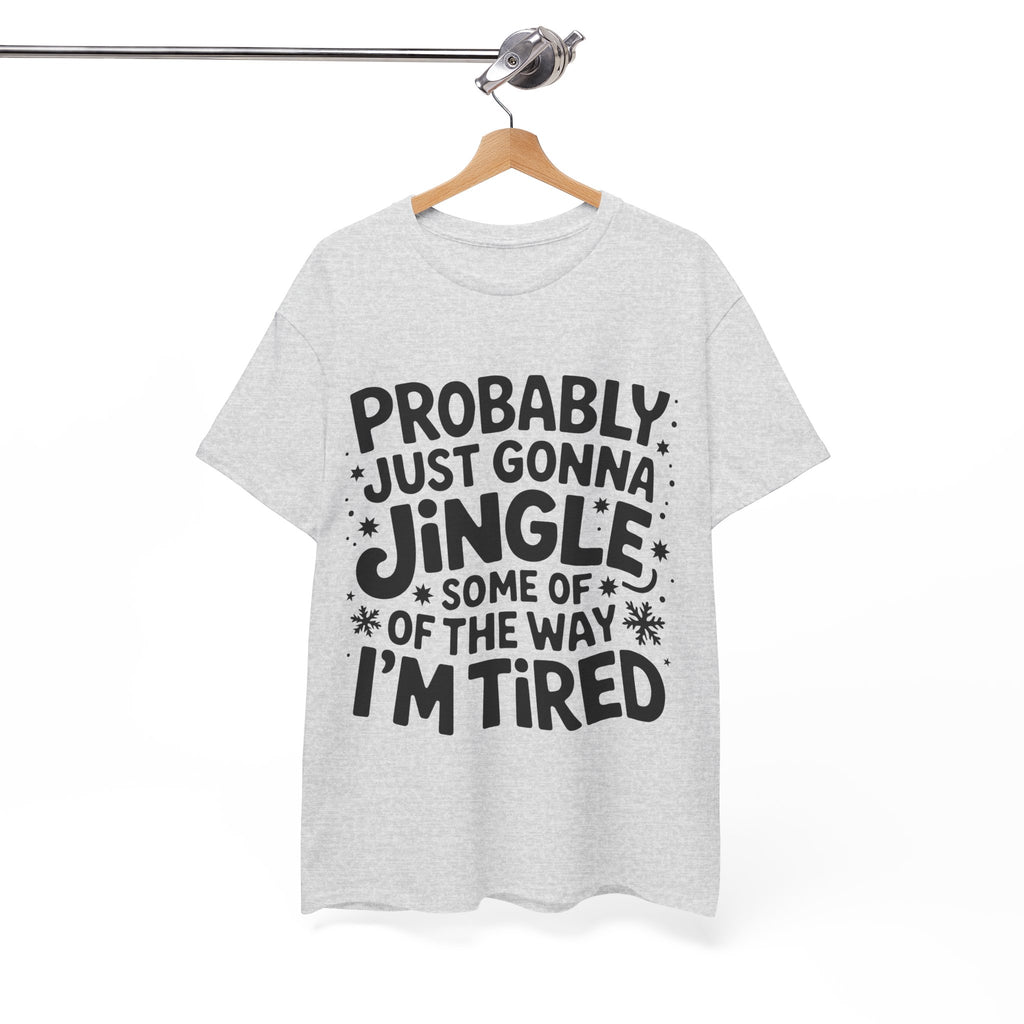 Black & White Minimalist Script Yes, I'm Always Cold Unisex Cotton Tee