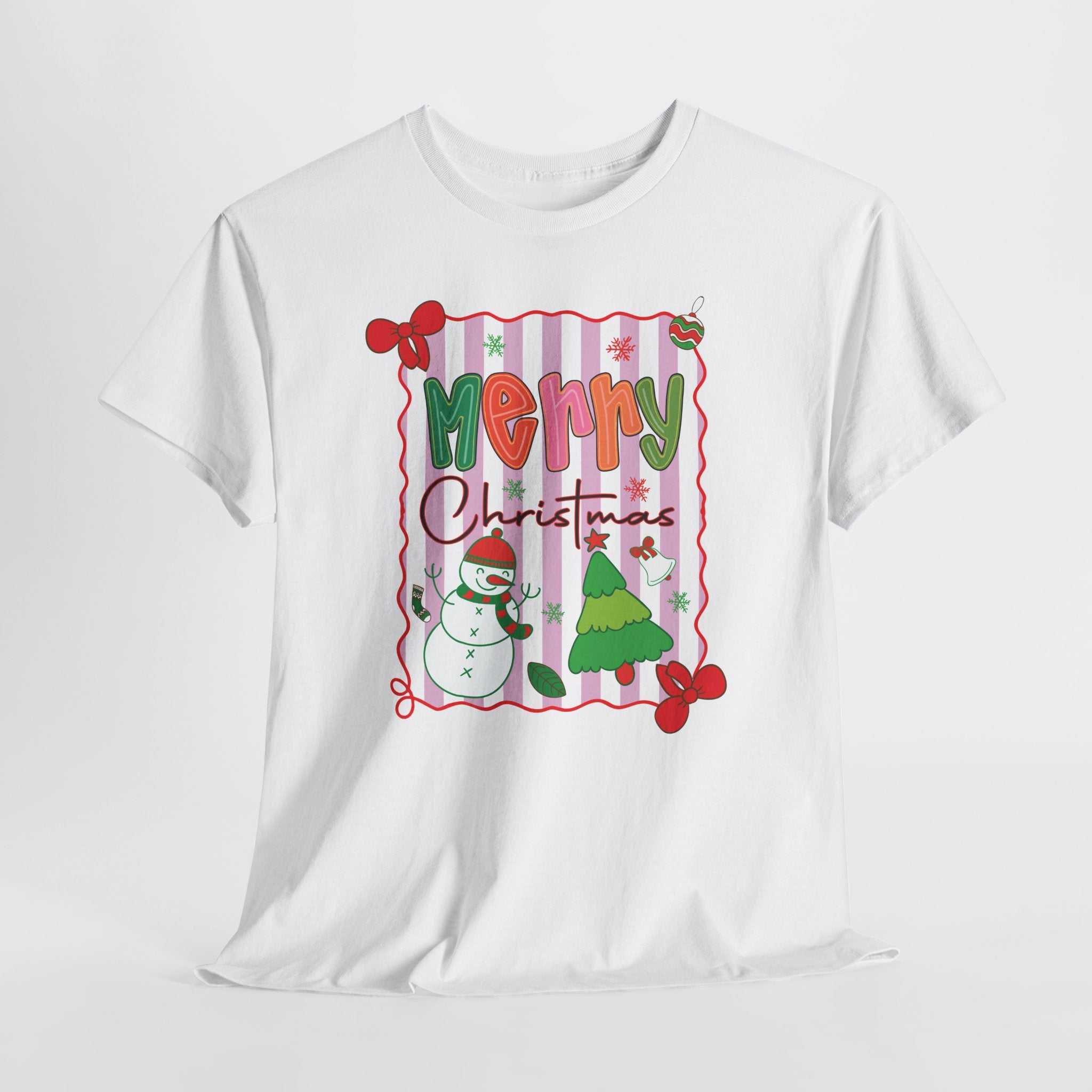 Christmas Snowman Unisex Cotton Tee