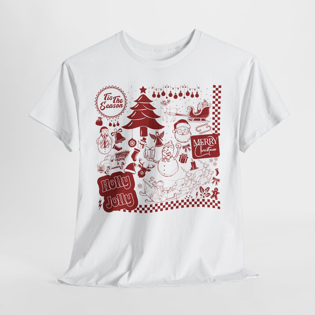 Christmas Festive Unisex Cotton T-shirt