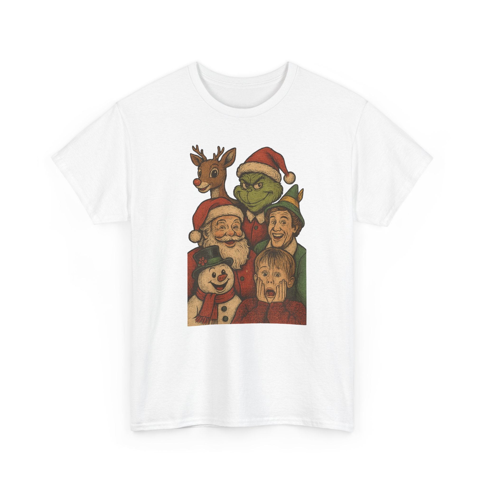 Christmas Icon Vintage Unisex Cotton Tee