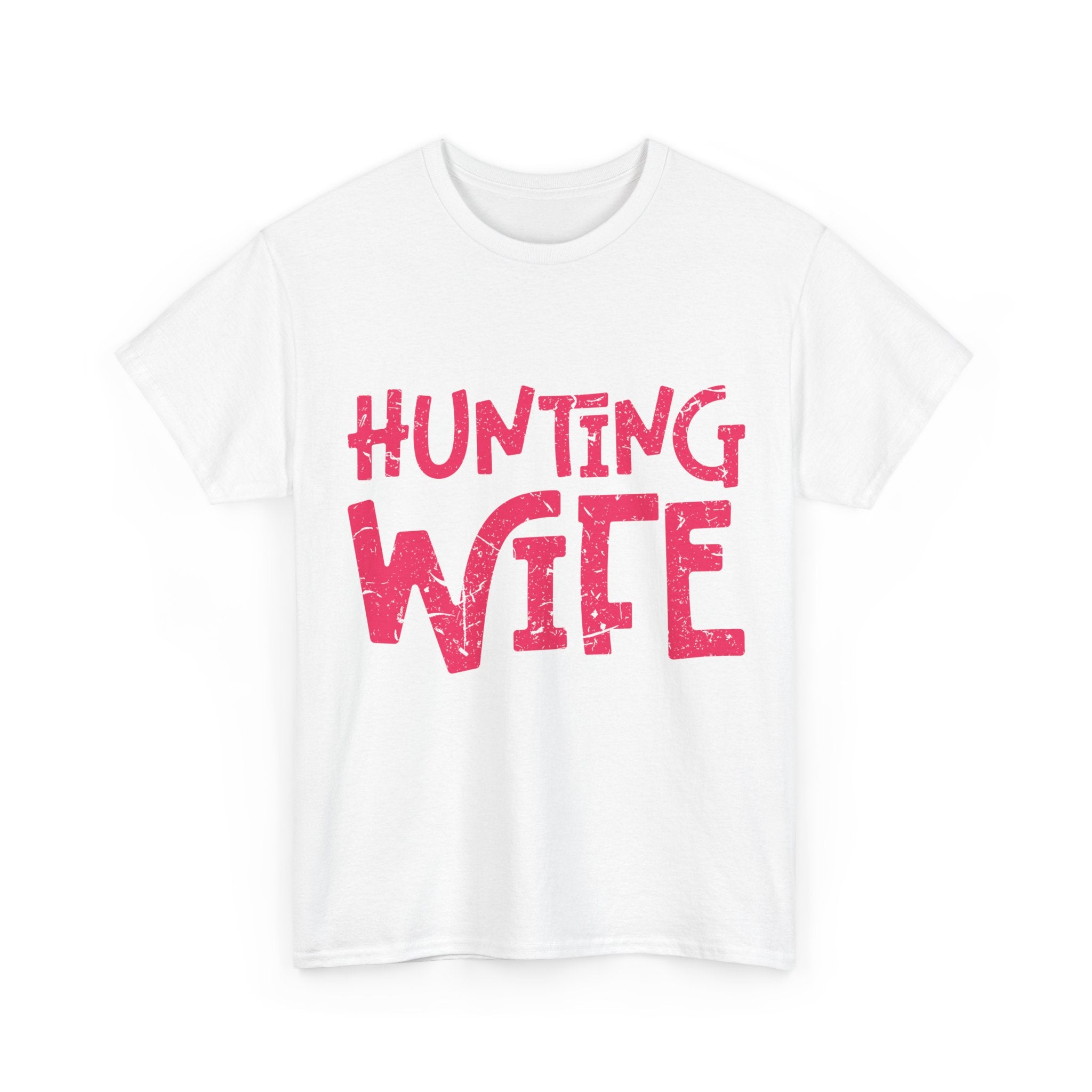 Hunting Season Vintage Badge T-Shirt — Rugged Orange Hunting Unisex Cotton Tee