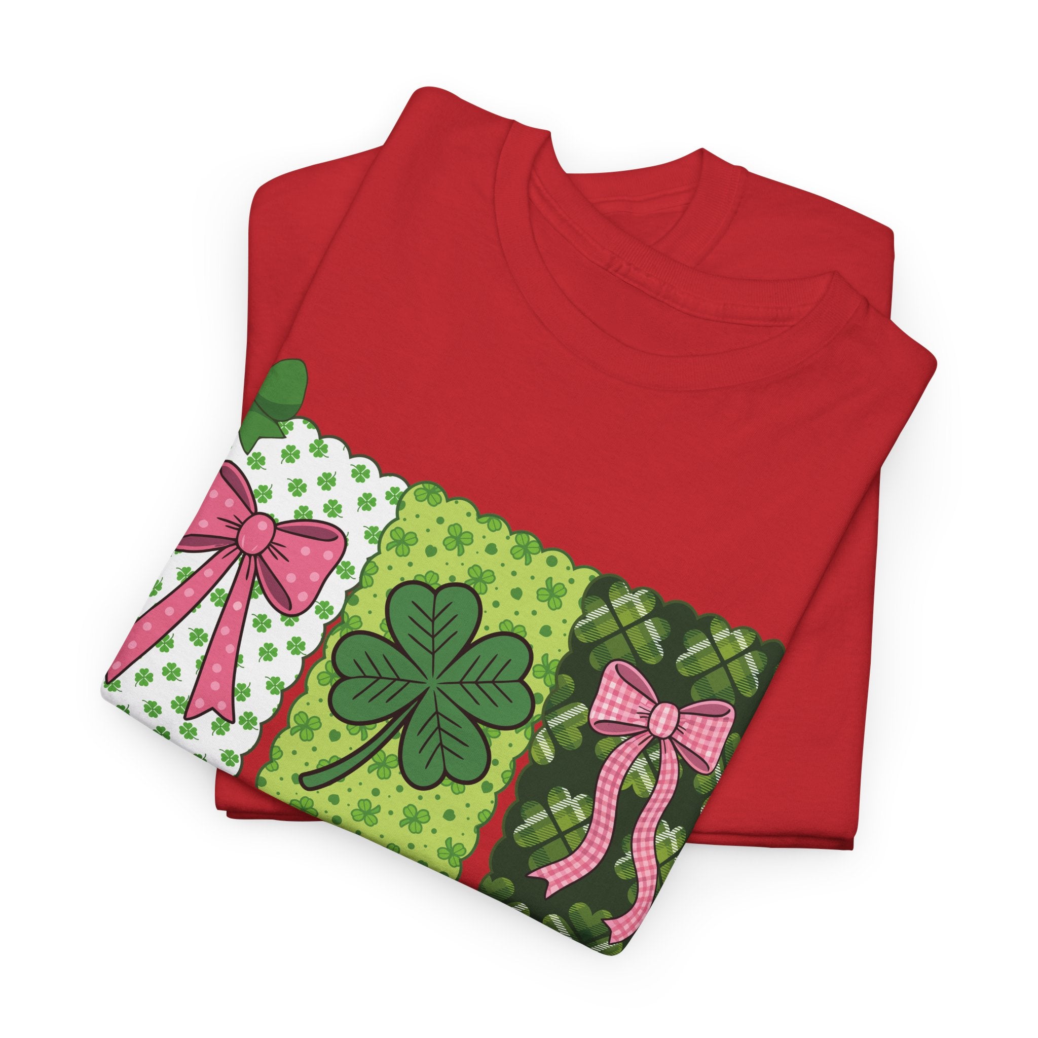 Lucky and Blessed Clover Unisex Cotton Tee