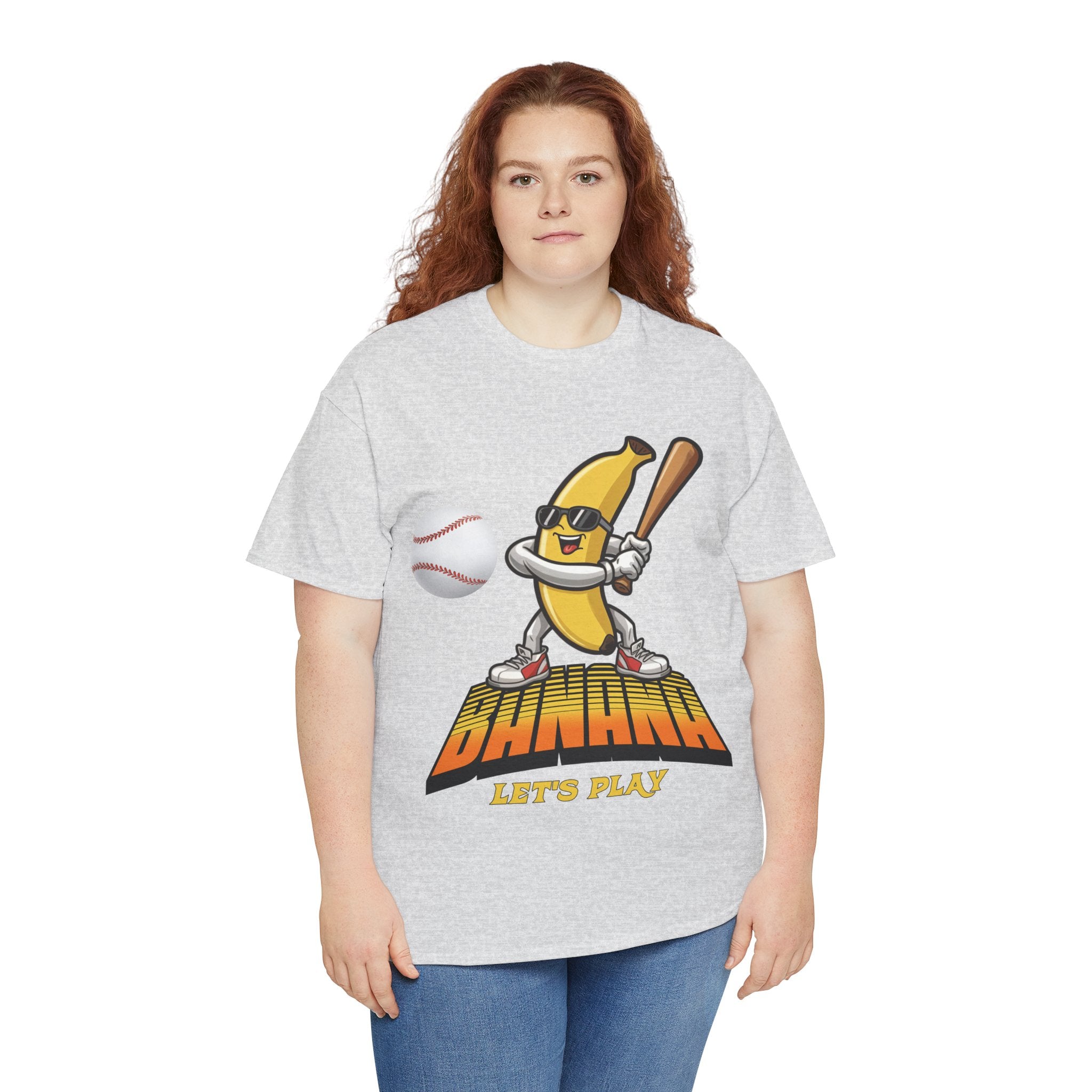 Banana Playing Baseball Tee