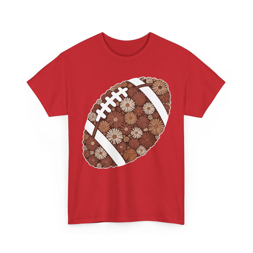 Game Day Touch Down Football Tee — Helmets, Flags & Cheer Icons Unisex Cotton Tee
