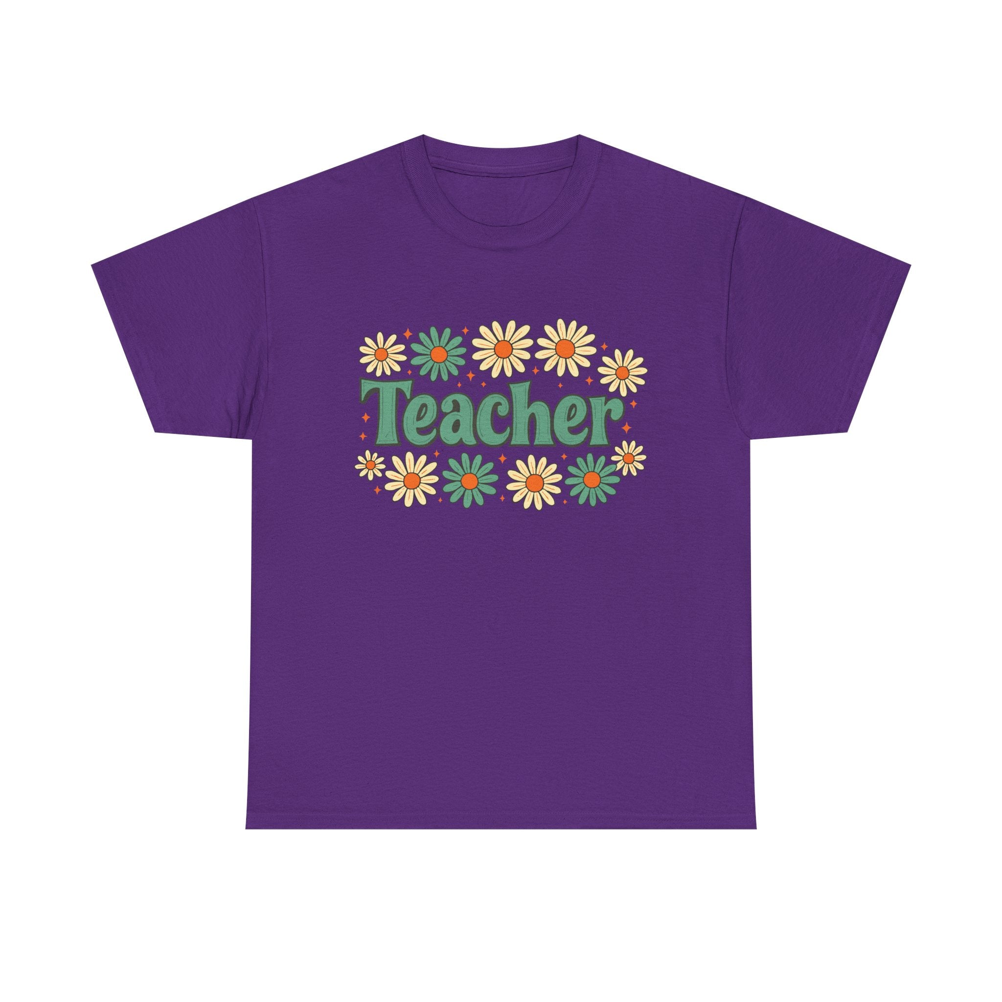 Floral Teacher Tee - Perfect Gift for Educators