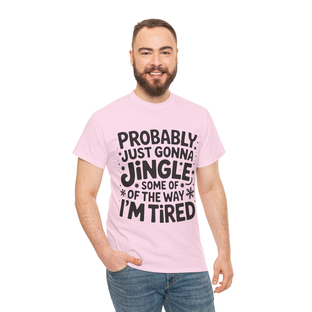 Black & White Minimalist Script Yes, I'm Always Cold Unisex Cotton Tee