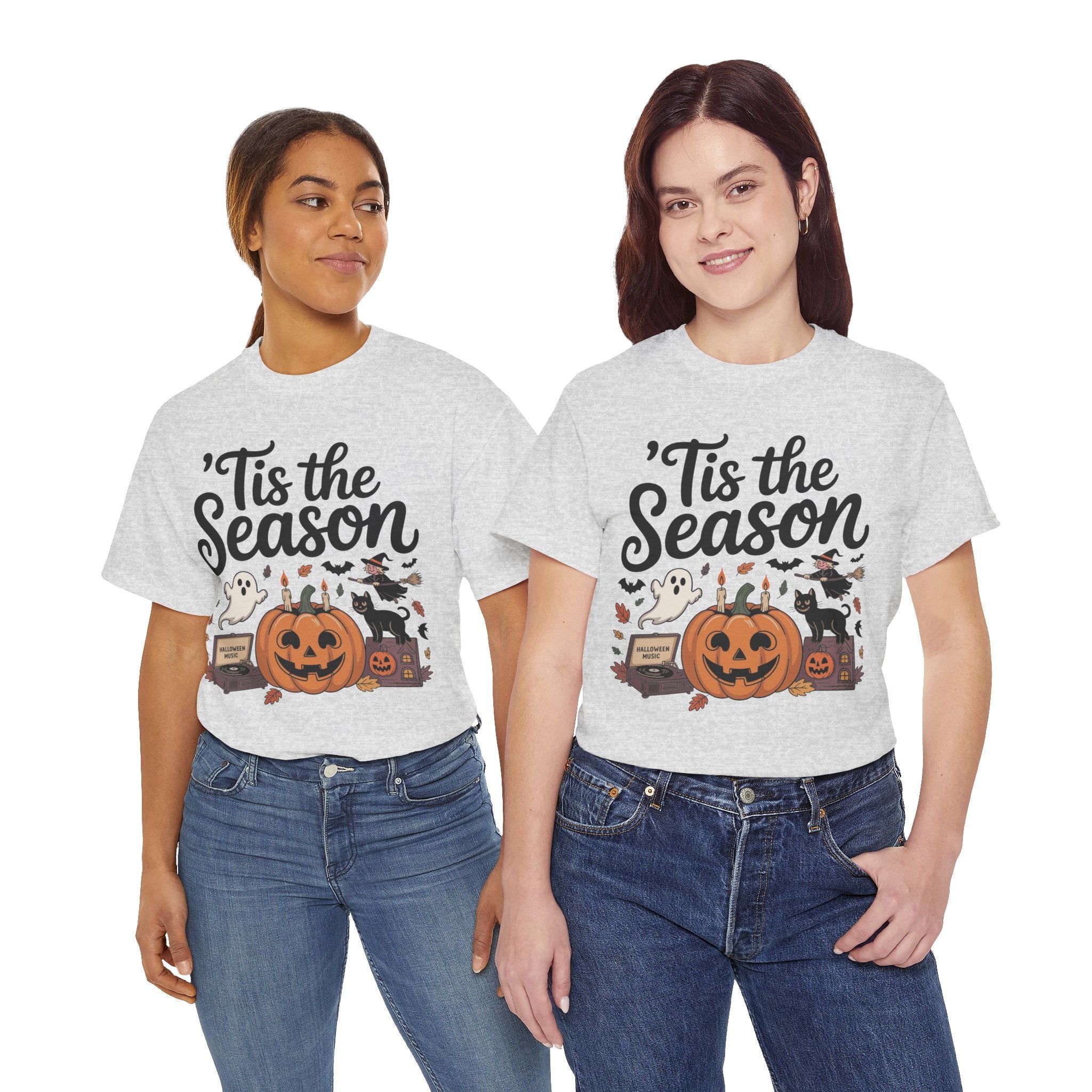 Holiday Season Unisex Cotton T-Shirt - Tis the Season Design
