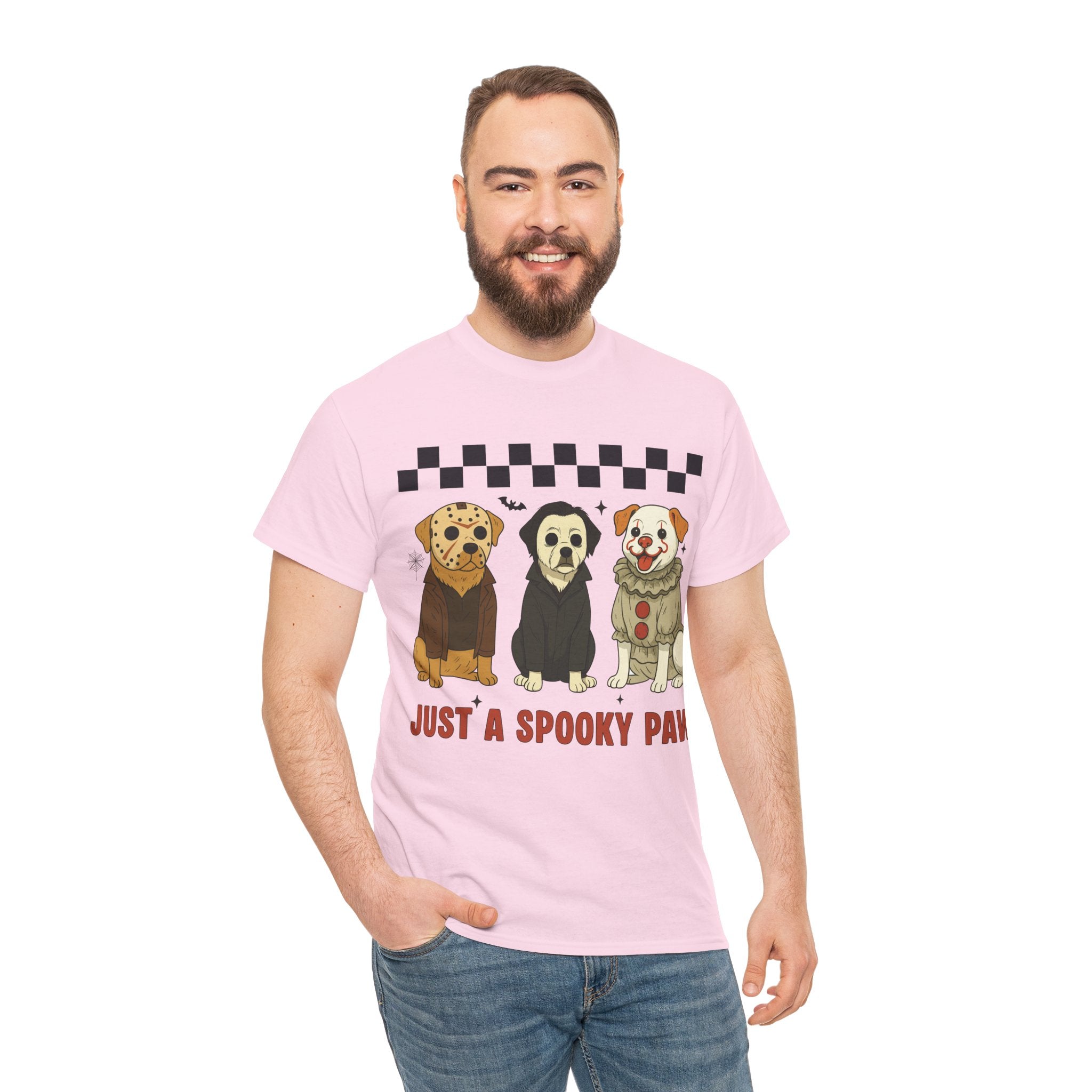 Halloween "Just A Spooky Paw" Unisex Cotton Tee
