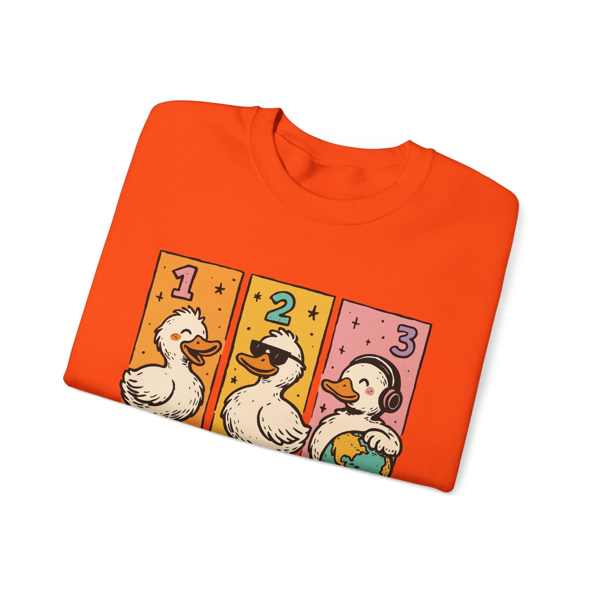 Funny Unisex Duck Graphic Sweatshirt