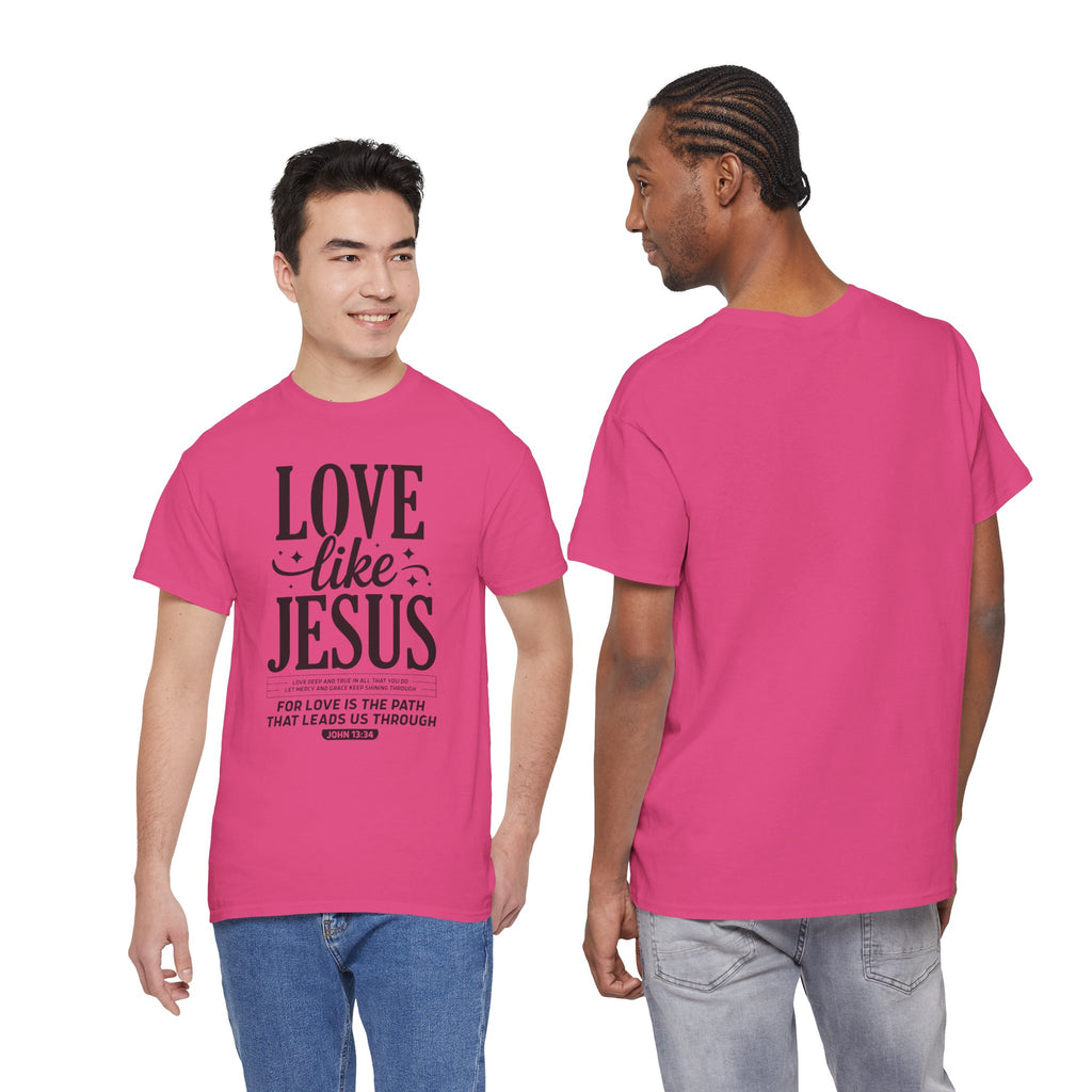 Love Like Jesus Tee — John 13:34 Faith-Inspired Christian Unisex Cotton T-Shirt