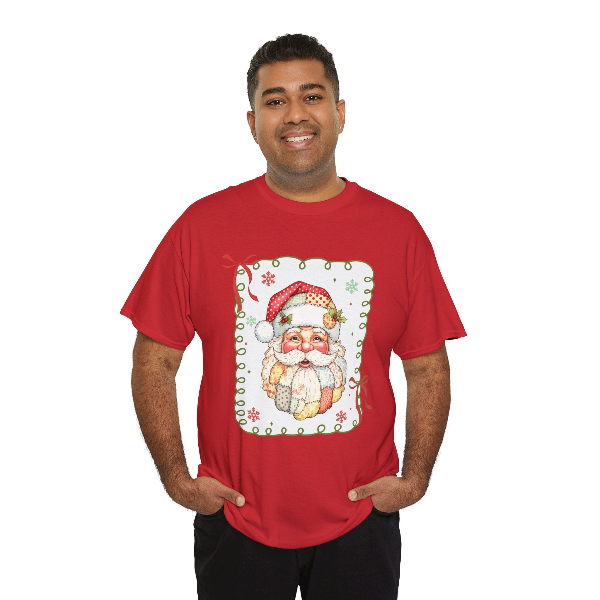 Santa Vintage Unisex Cotton Tee