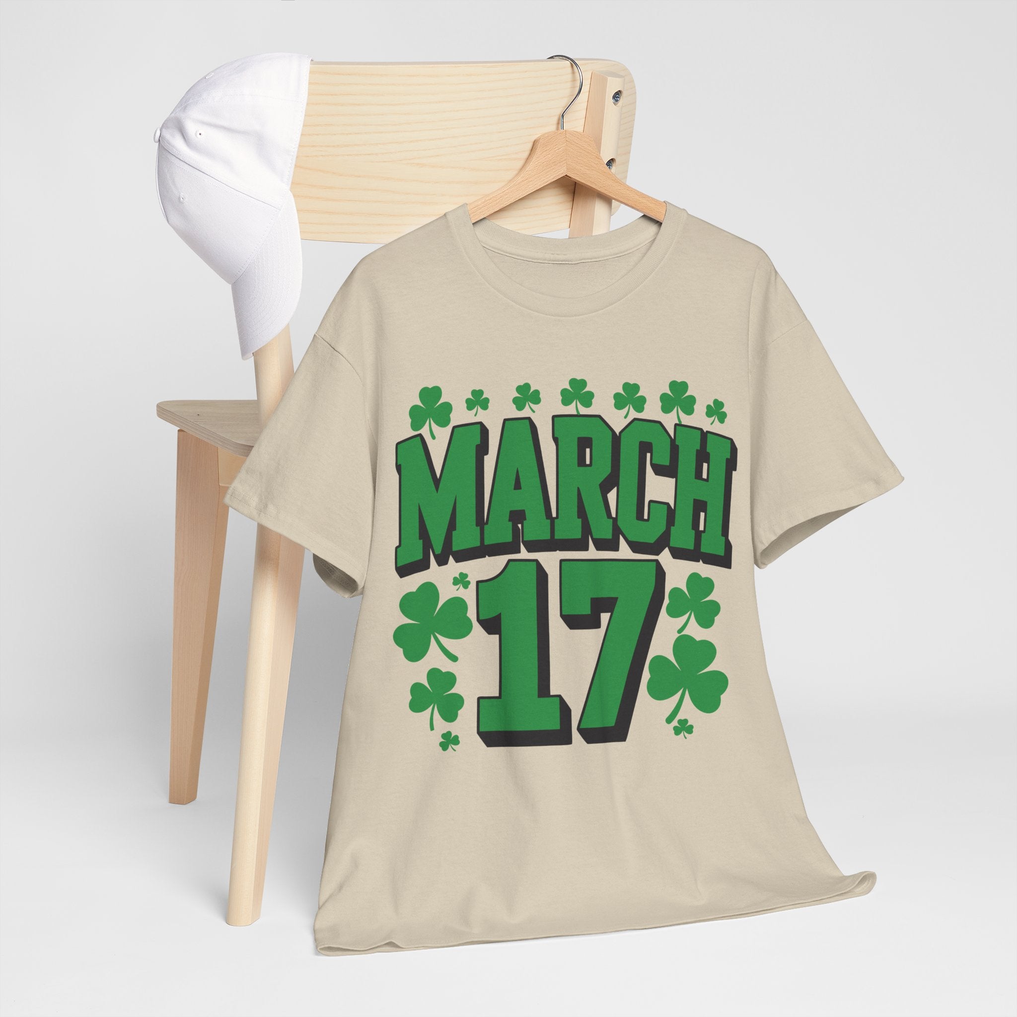 St. Patrick’s Day March 17 Shamrock Unisex Cotton T‑Shirt