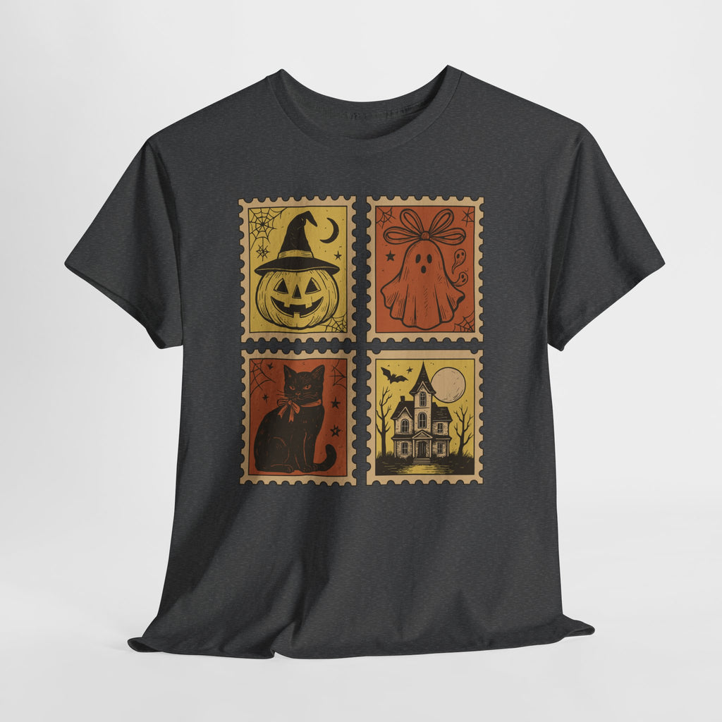 Halloween Stamp Collection Unisex Cotton Tee
