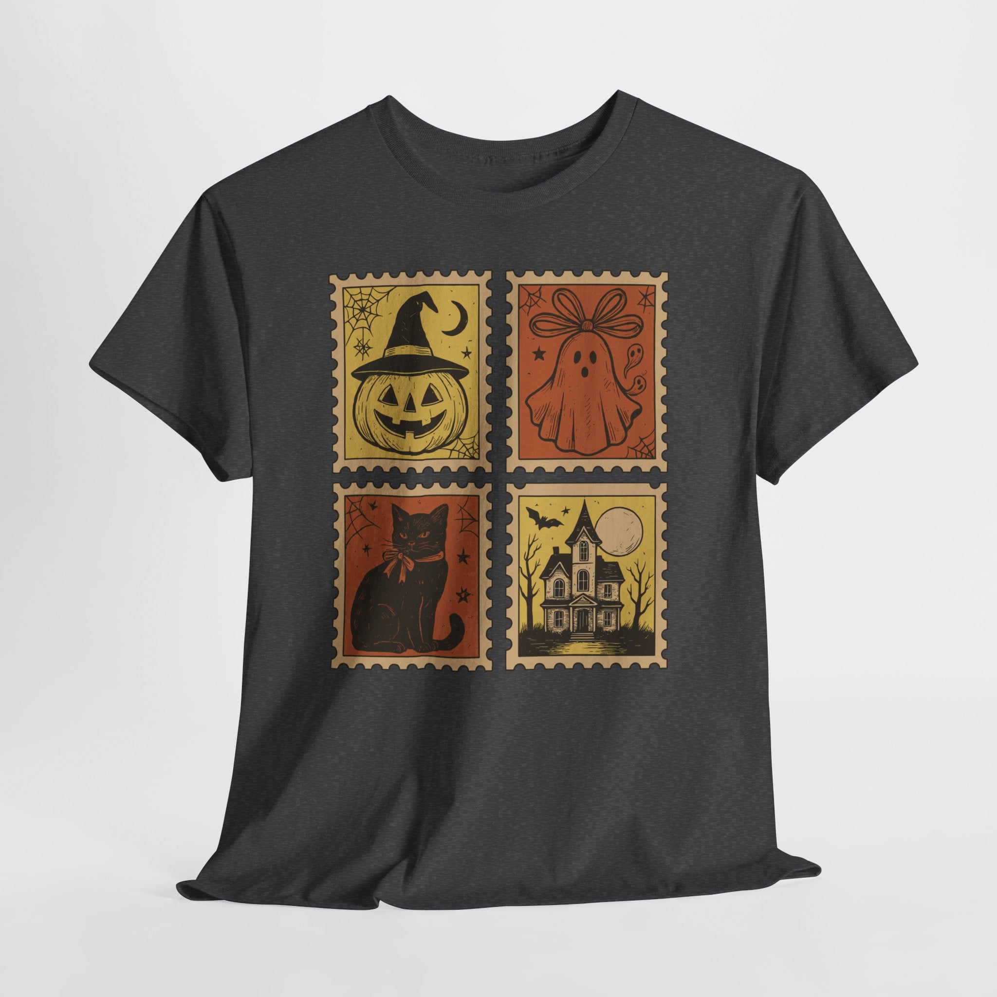 Halloween Stamp Collection Unisex Cotton Tee