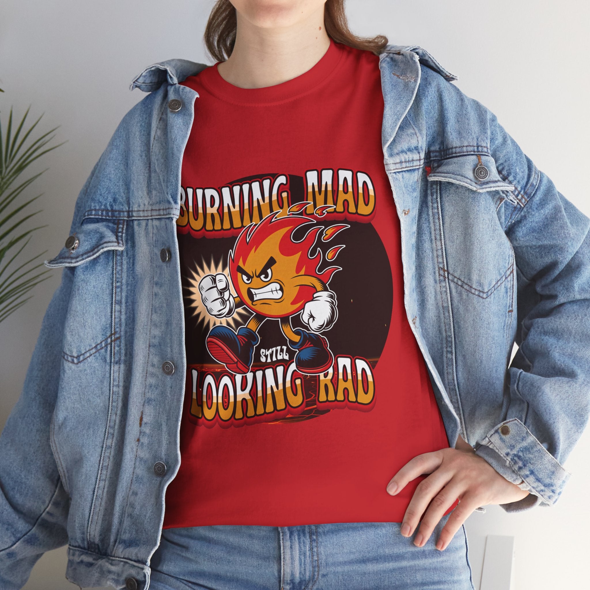 Burning Mad Looking Rad Unisex Tee