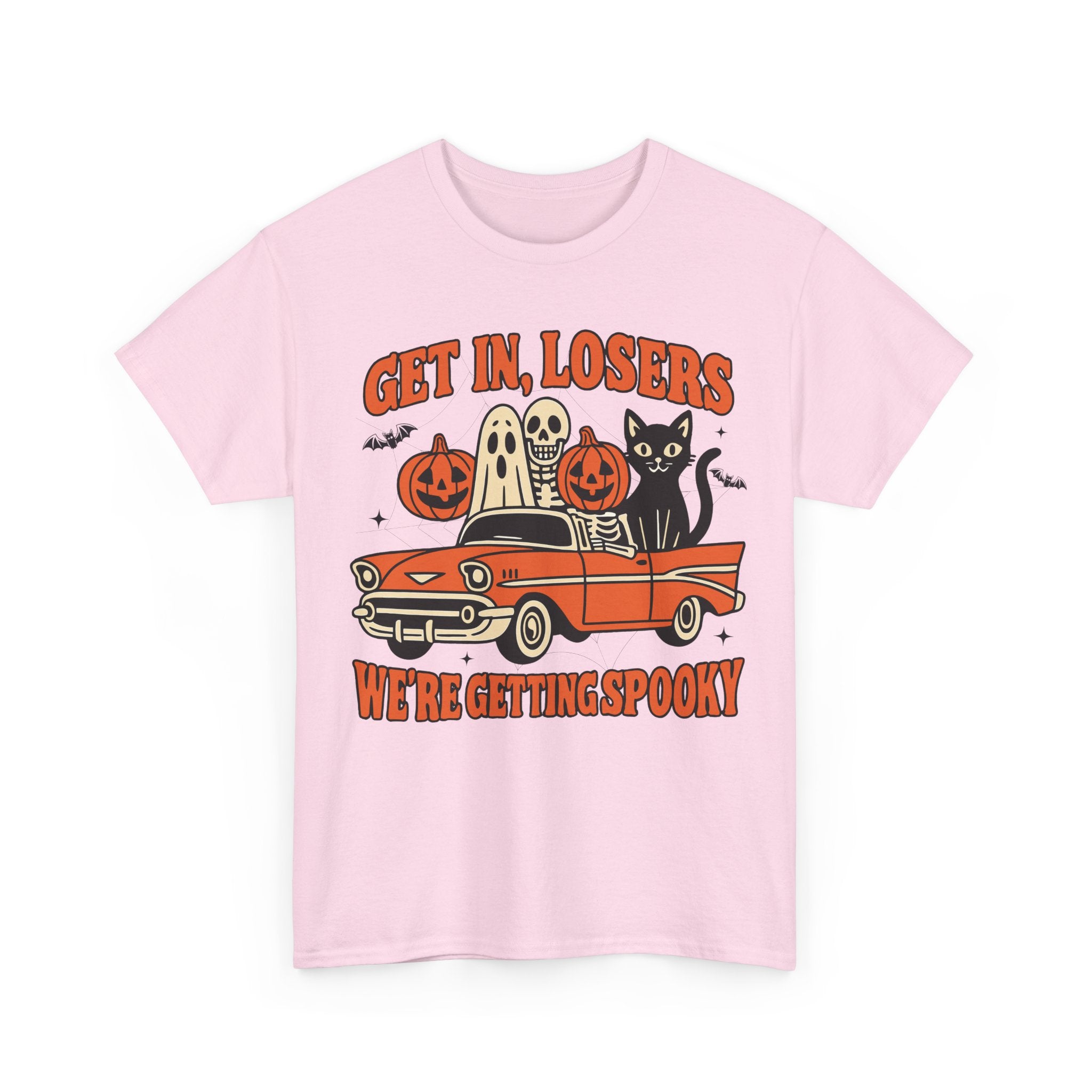 Halloween Skeleton Pumpkin Black Cat Unisex Cotton Tee