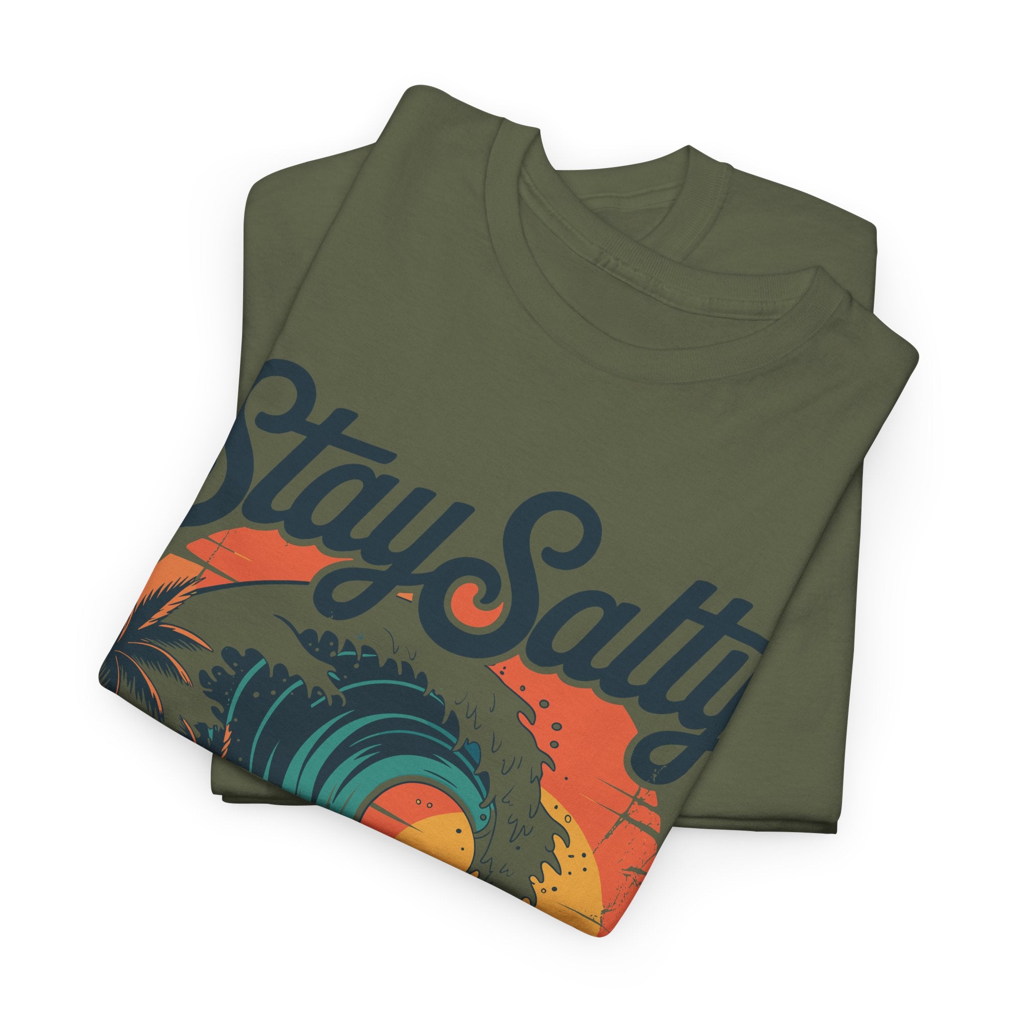 Stay Salty Beach Tee — "You are the salt of the earth (Matthew 5:13)"Unisex Cotton Tee