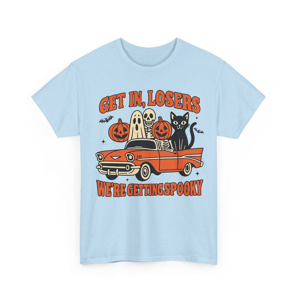 Halloween Skeleton Pumpkin Black Cat Unisex Cotton Tee