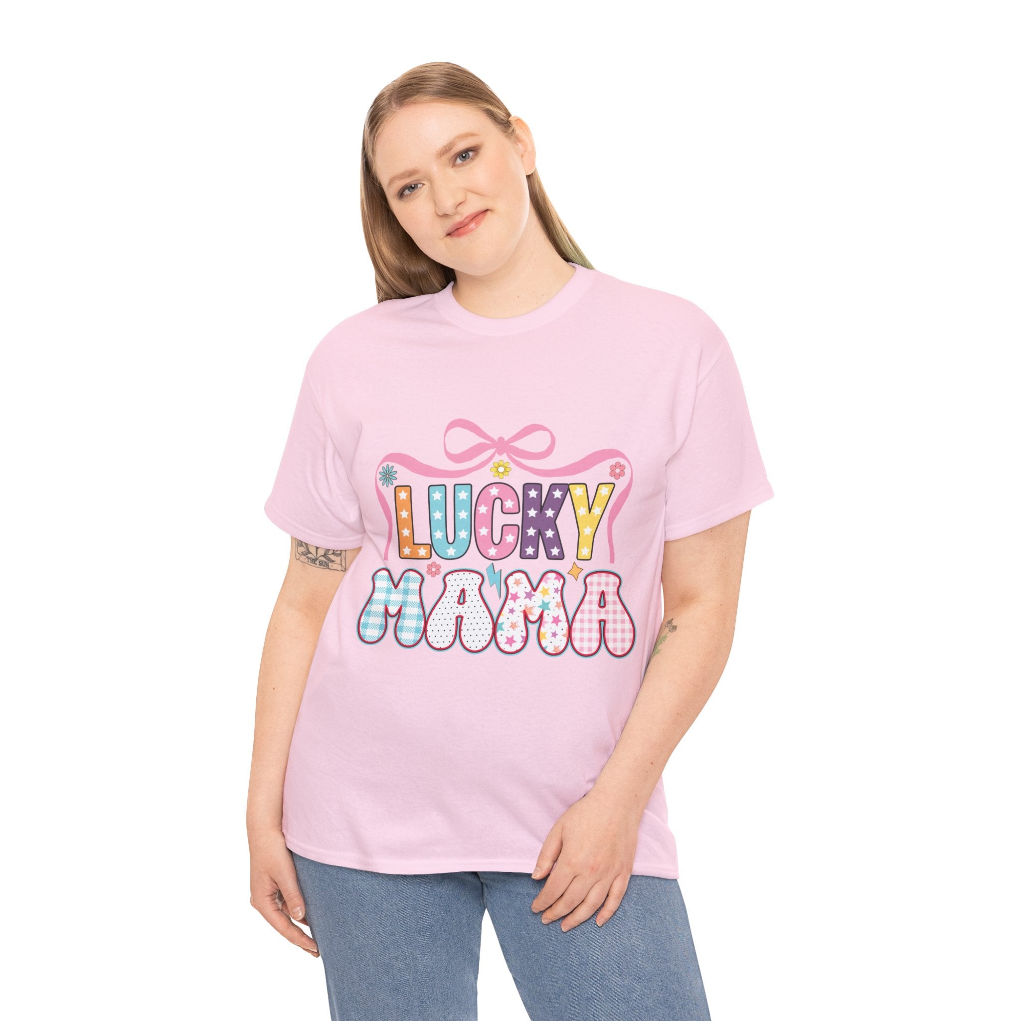 Lucky Mama Unisex Cotton Tee