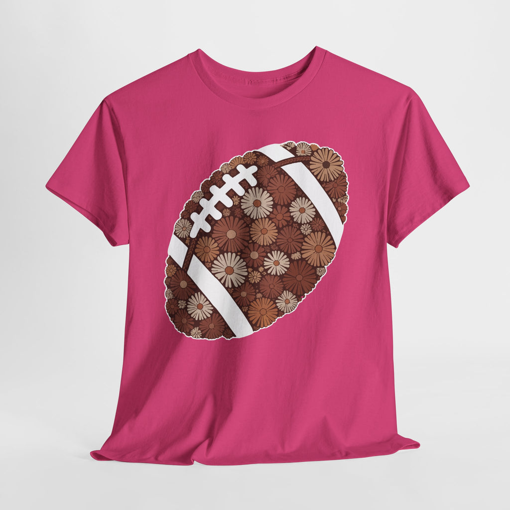 Game Day Touch Down Football Tee — Helmets, Flags & Cheer Icons Unisex Cotton Tee