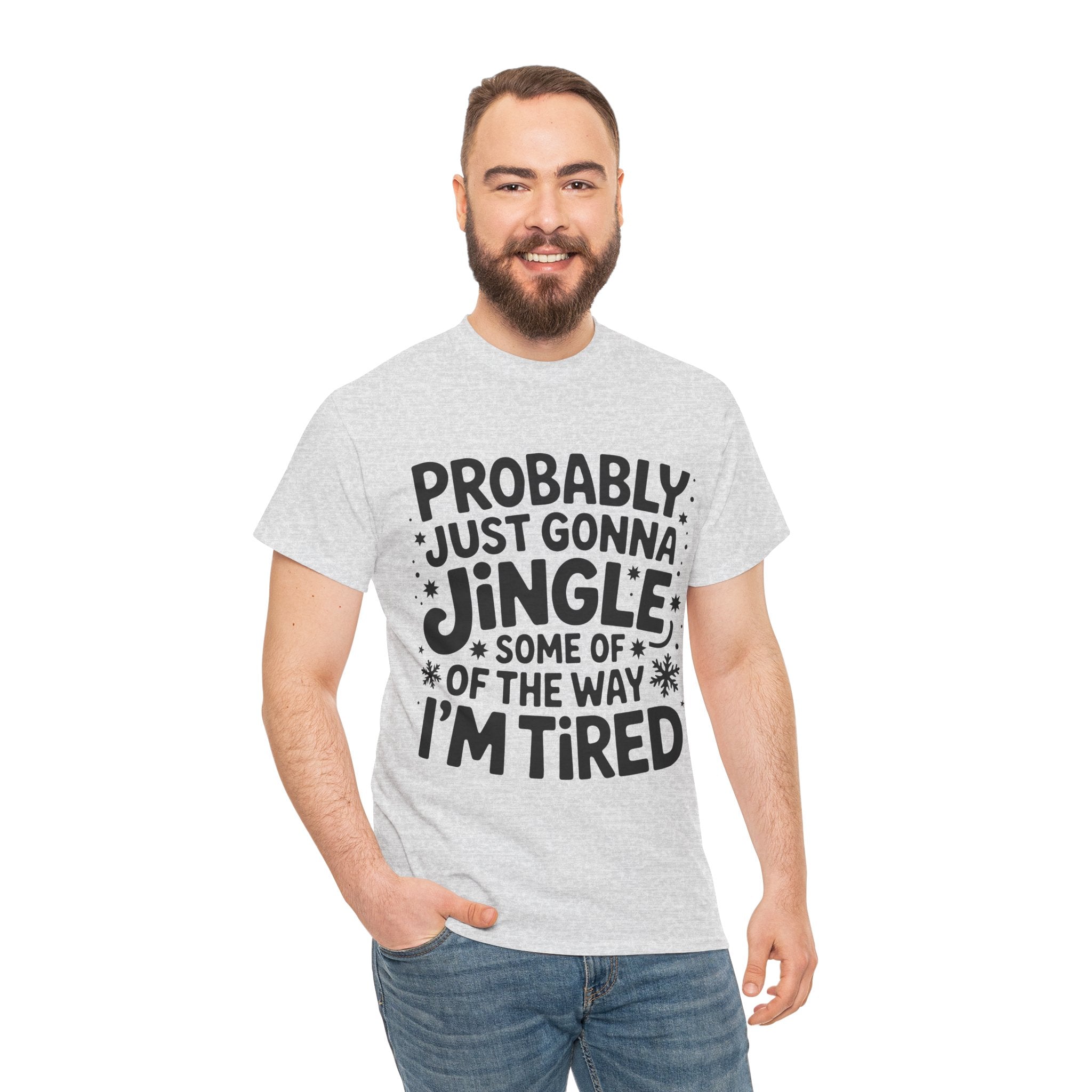 Black & White Minimalist Script Yes, I'm Always Cold Unisex Cotton Tee