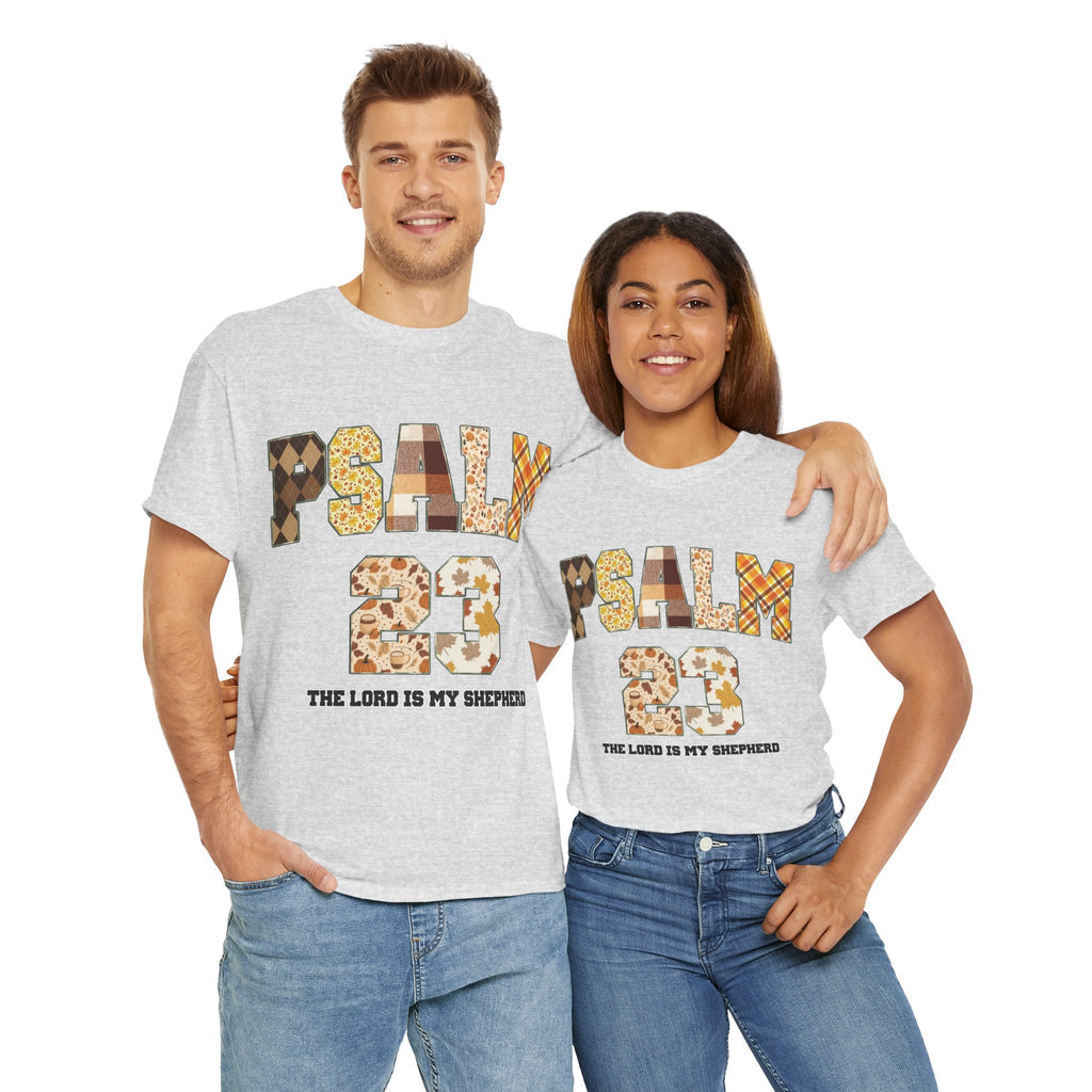 Psalm 23 Patchwork Unisex Cotton Tee