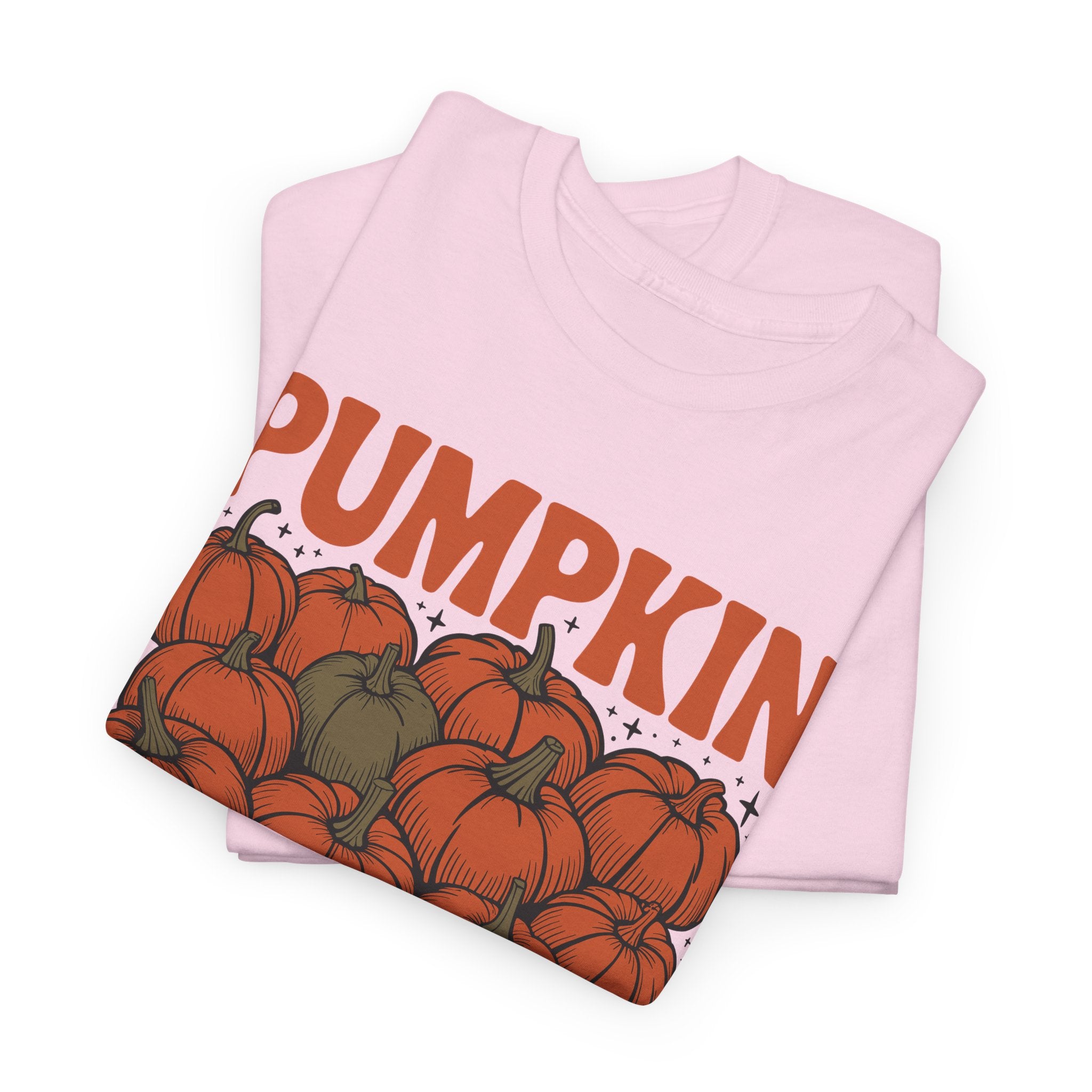 Pumpkin Season Tee — Fall Pumpkin Pile Unisex Cotton Tee