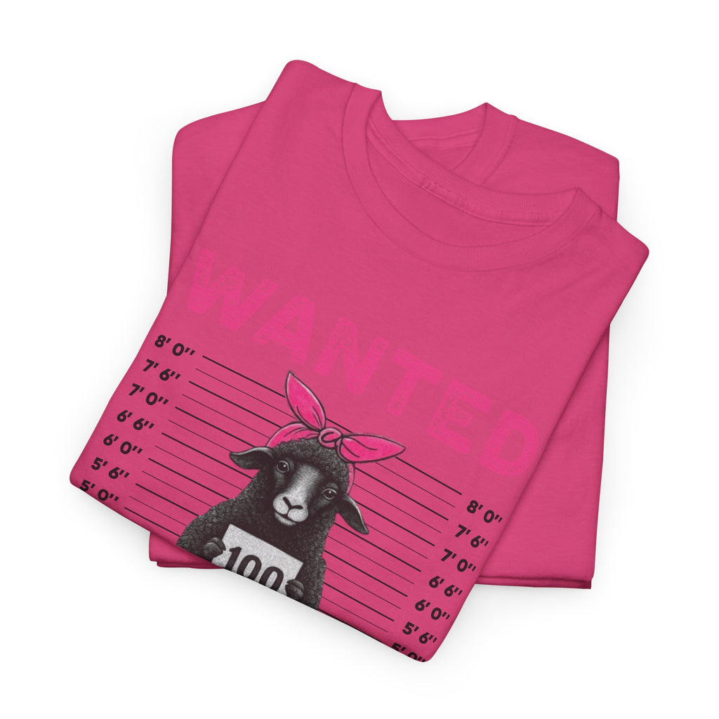 WANTED Black Sheep 'I Once Was Lost But Now I Am Found' Unisex Cotton T-Shirt