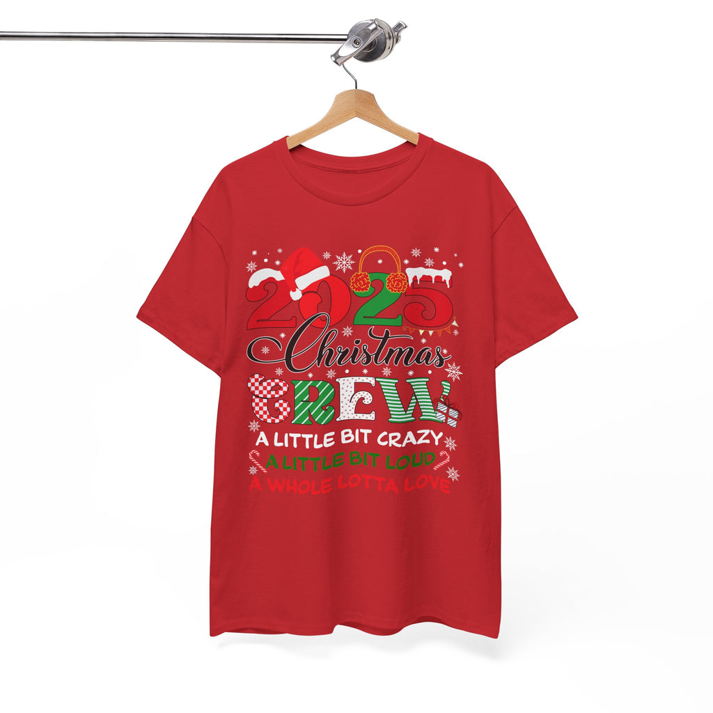 Christmas Crew 2025 Unisex Cotton Tee