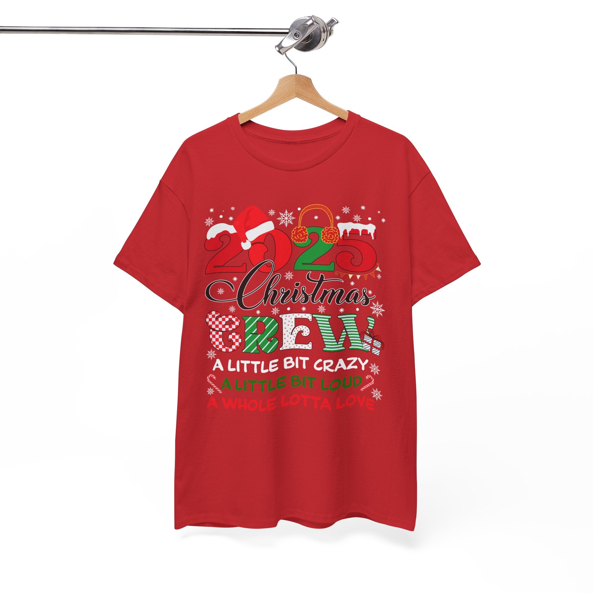 Christmas Crew 2025 Unisex Cotton Tee