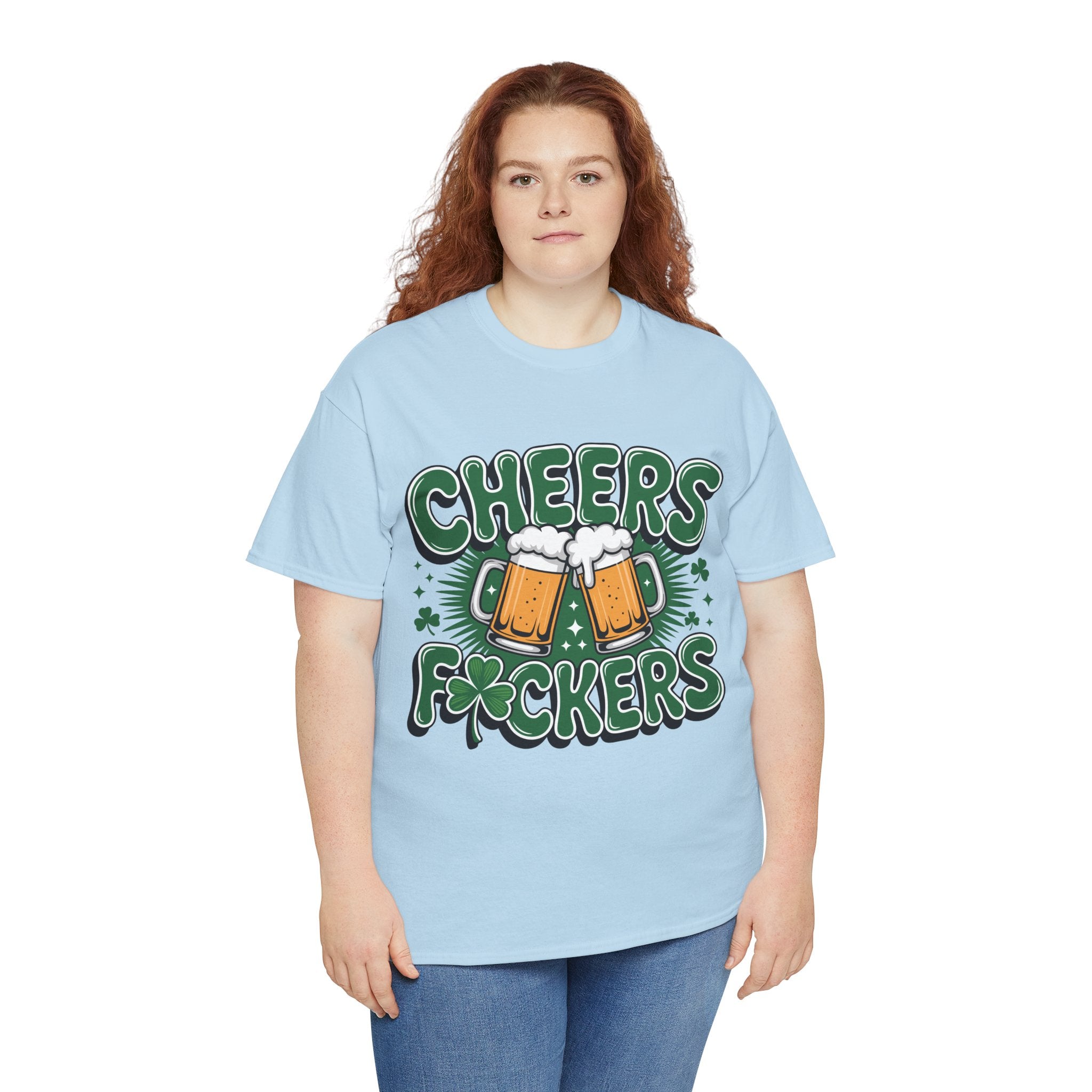 Cheers Fockers Beer Clinking Mugs Unisex Cotton T-Shirt