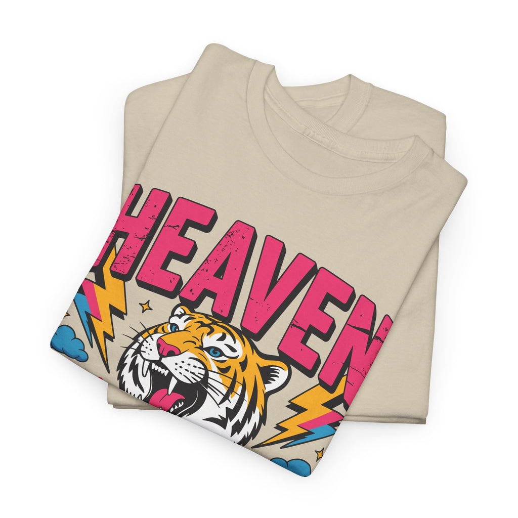 Psalm 19:1 Tiger Praise T-Shirt — Bold Christian Roaring Tiger Graphic.Unisex Cotton Tee