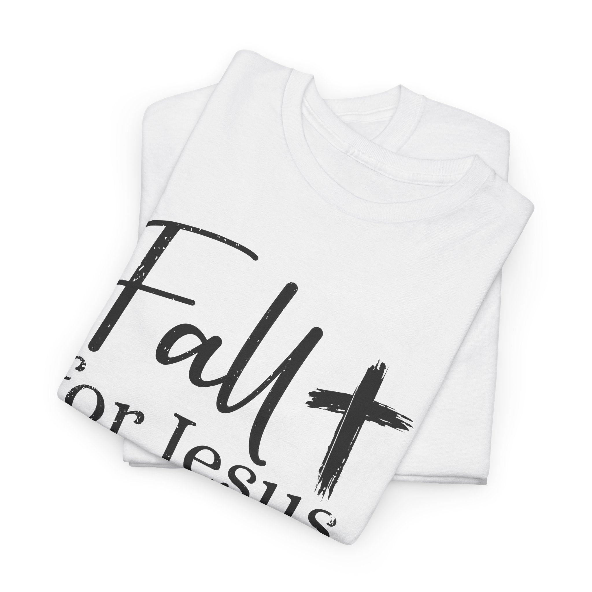 Fall for Jesus Pumpkin Church Unisex Cotton T-Shirt