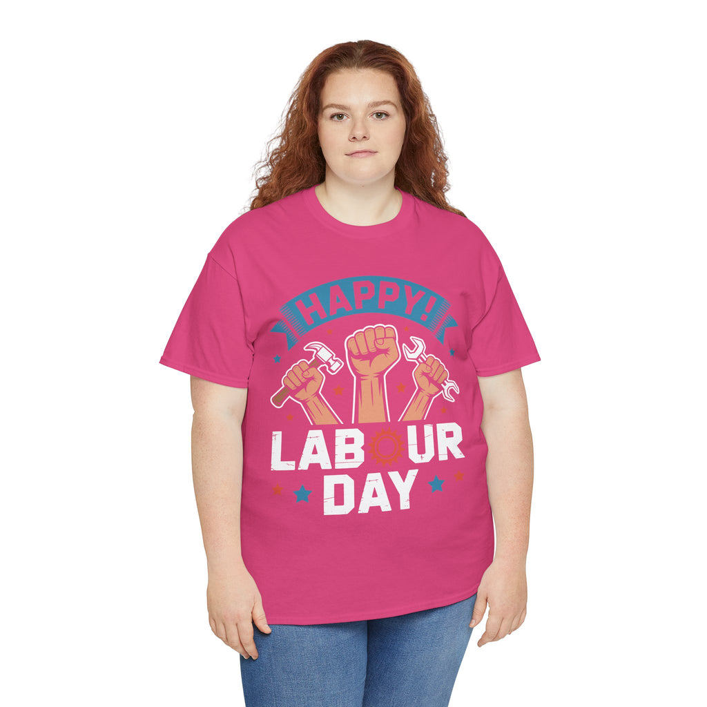 Happy US Labour Day Unisex Heavy Cotton T-Shirt