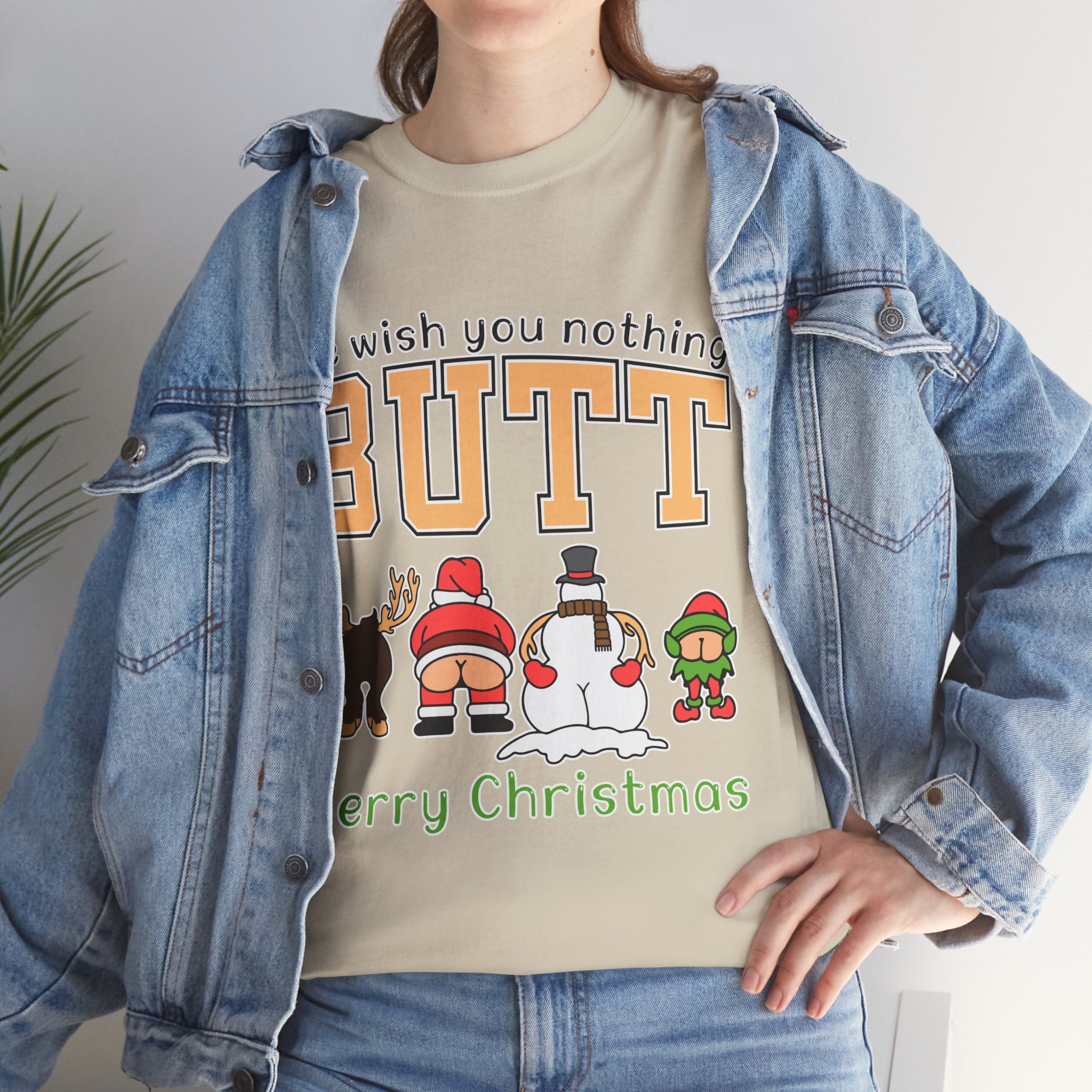 Christmas Butts Unisex Cotton Tee