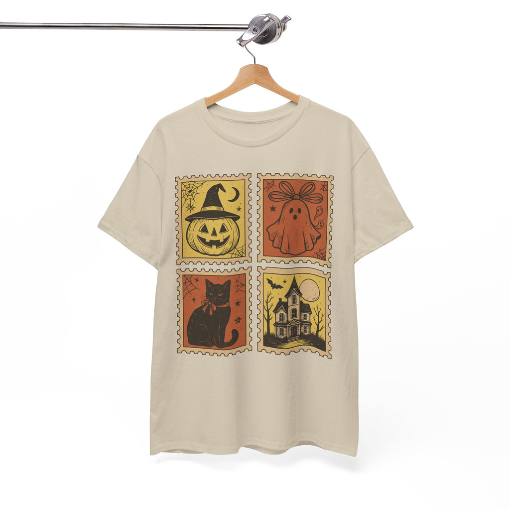 Halloween Stamp Collection Unisex Cotton Tee