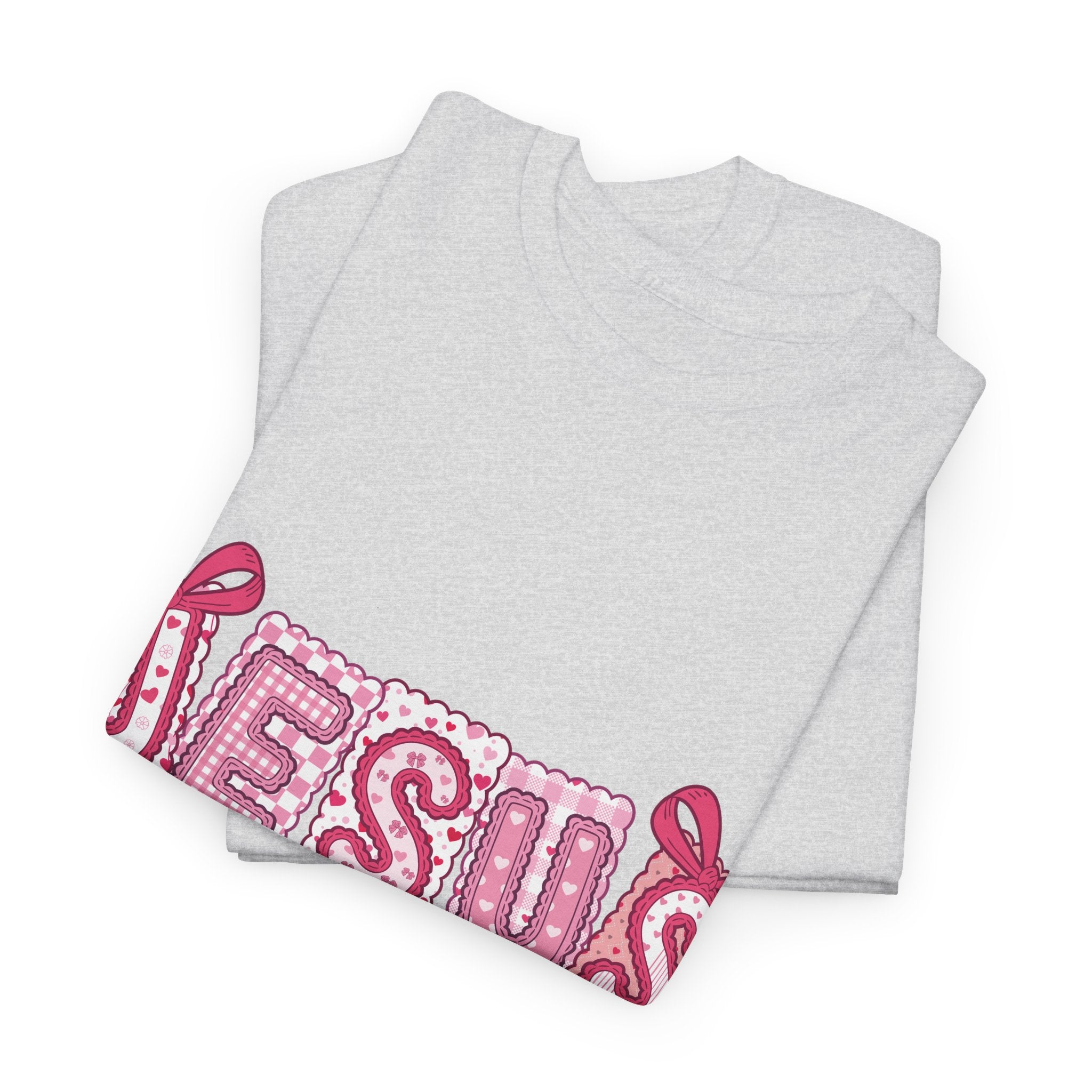 Jesus Is My Valentine T-Shirt — Pink Christian Valentine Unisex Cotton Tee