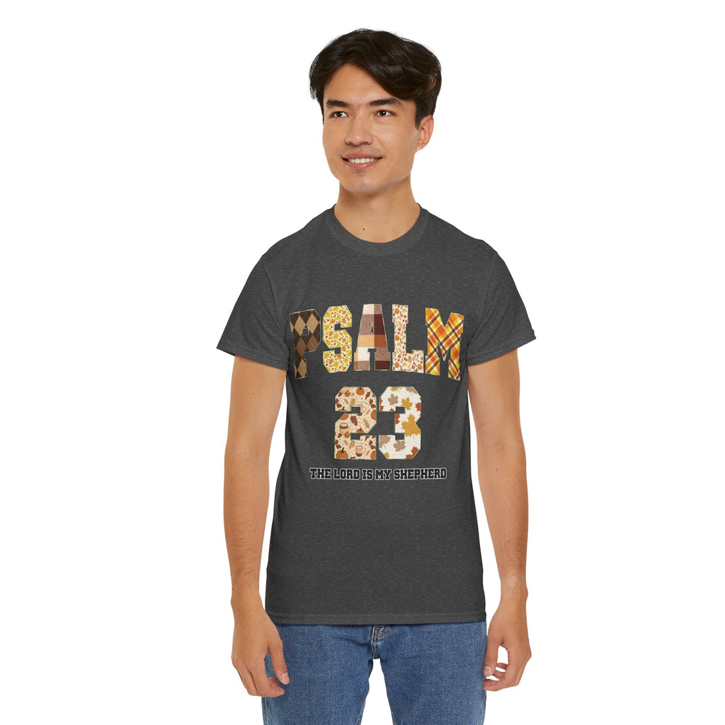 Psalm 23 Patchwork Unisex Cotton Tee