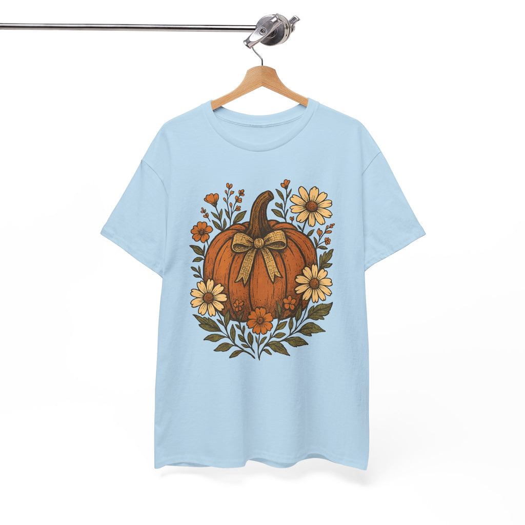 Pumpkin Daisy Unisex Cotton Tee